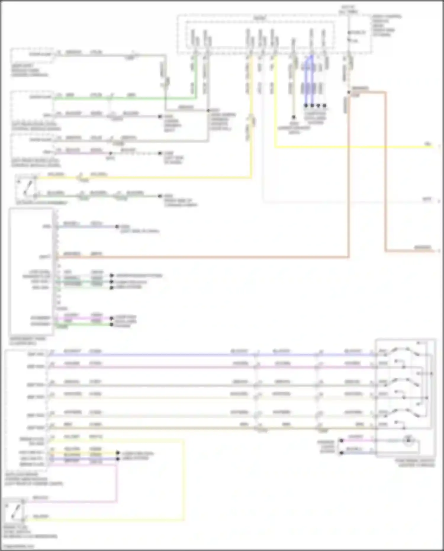 Mustang Mach-E Ford I (2020-2024): Instrument cluster circuit (1 of 2)