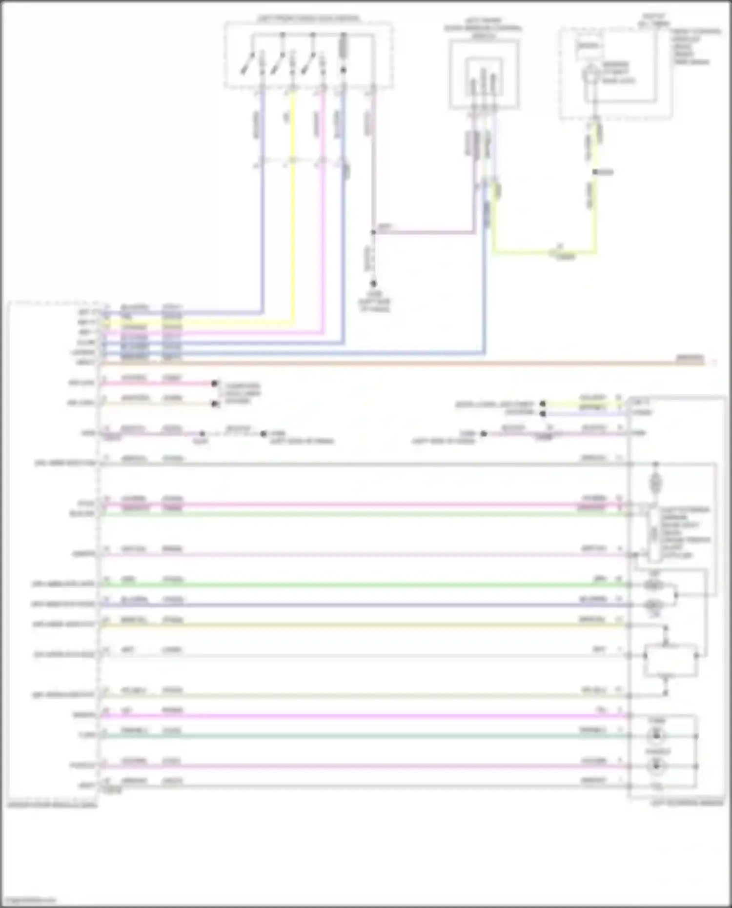 Mustang Mach-E Ford I (2020-2024): Memory mirrors circuit (1 of 2)