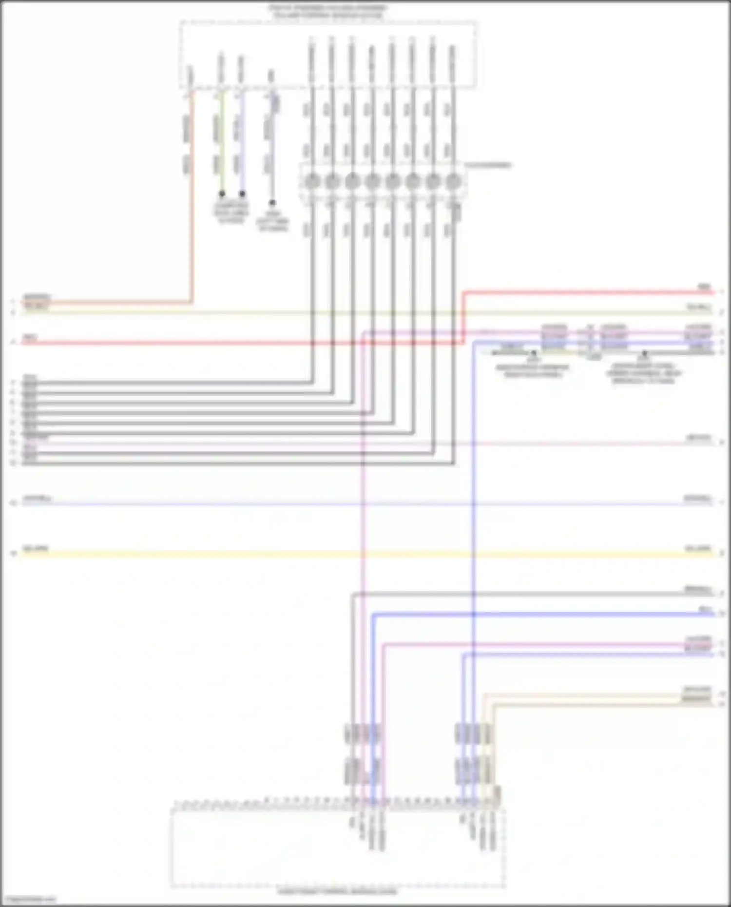 Mustang Mach-E Ford I (2020-2024): Navigation circuit, 6 speakers (3 of 4)
