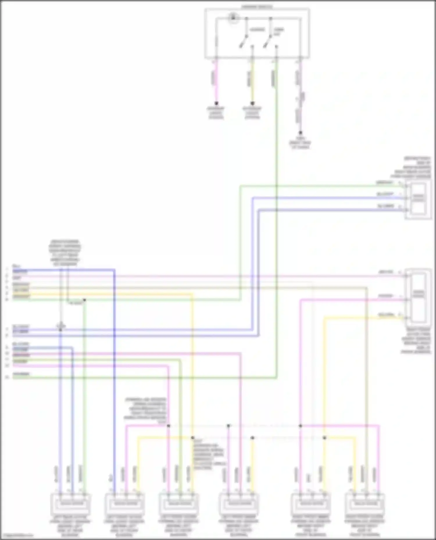 Mustang Mach-E Ford I (2020-2024): Parking assistant circuit (2 of 2)