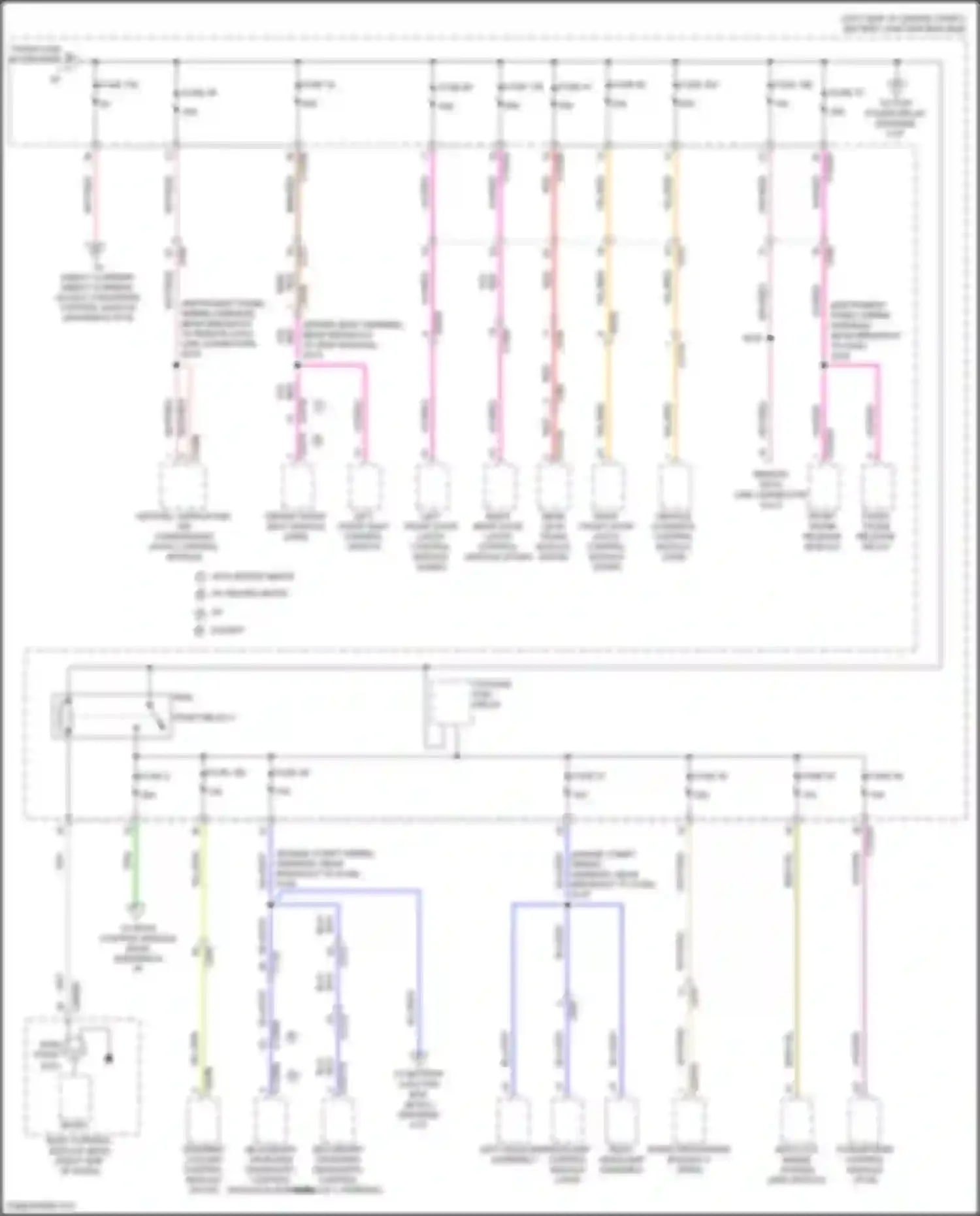 Mustang Mach-E Ford I (2020-2024): Power distribution circuit (2 of 8)