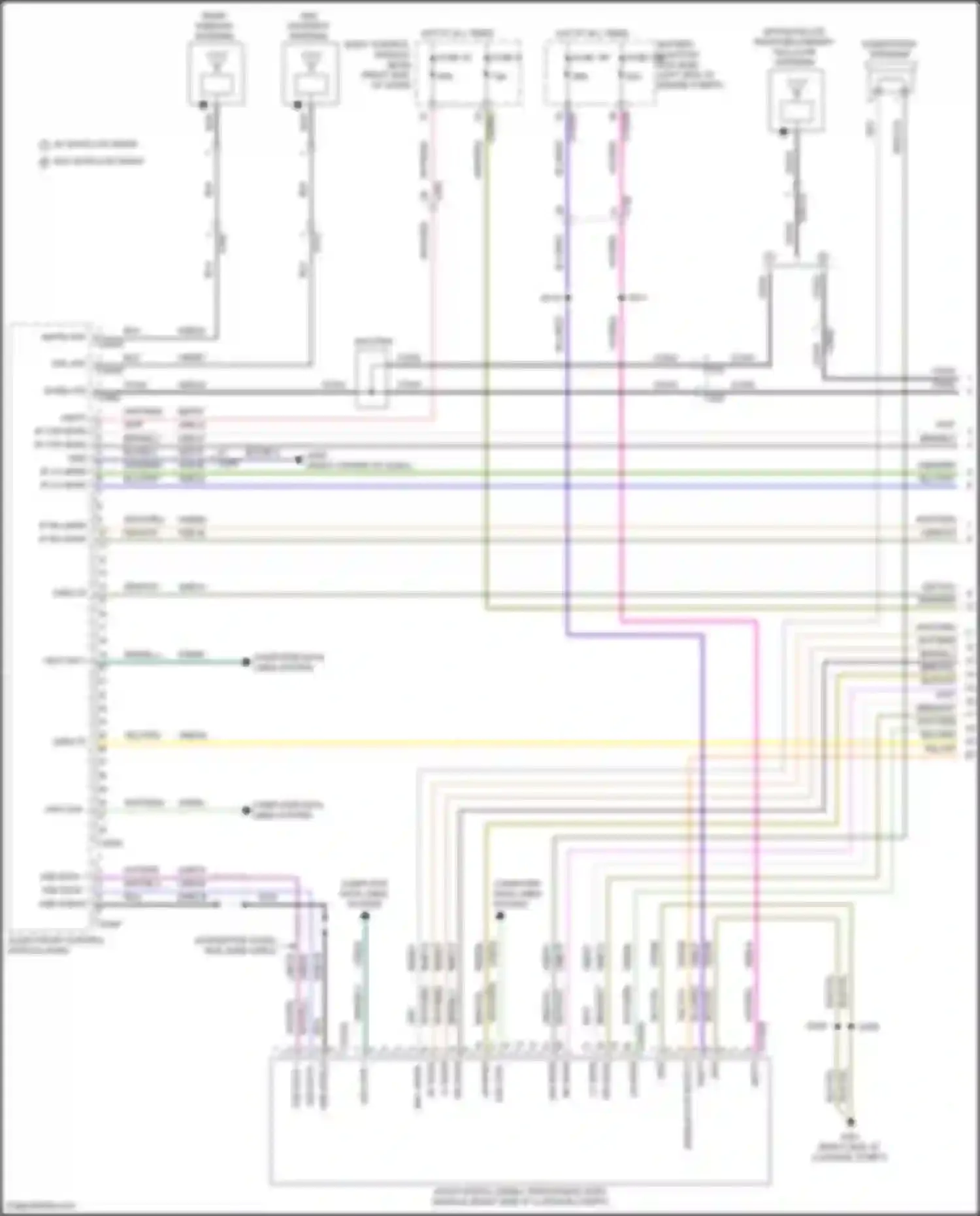 Mustang Mach-E Ford I (2020-2024): Radio circuit, 10 speakers (1 of 4)