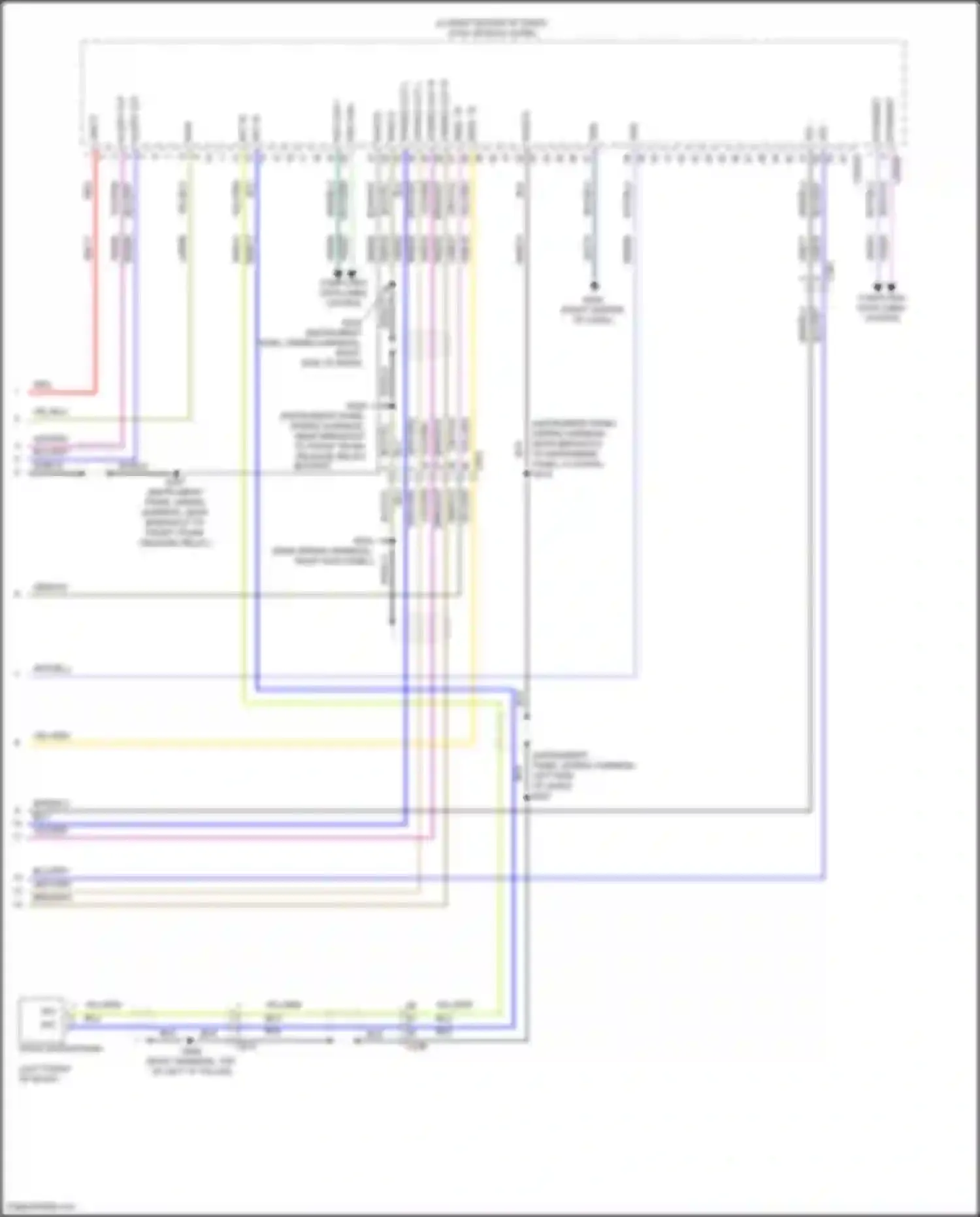 Mustang Mach-E Ford I (2020-2024): Radio circuit, 10 speakers (4 of 4)
