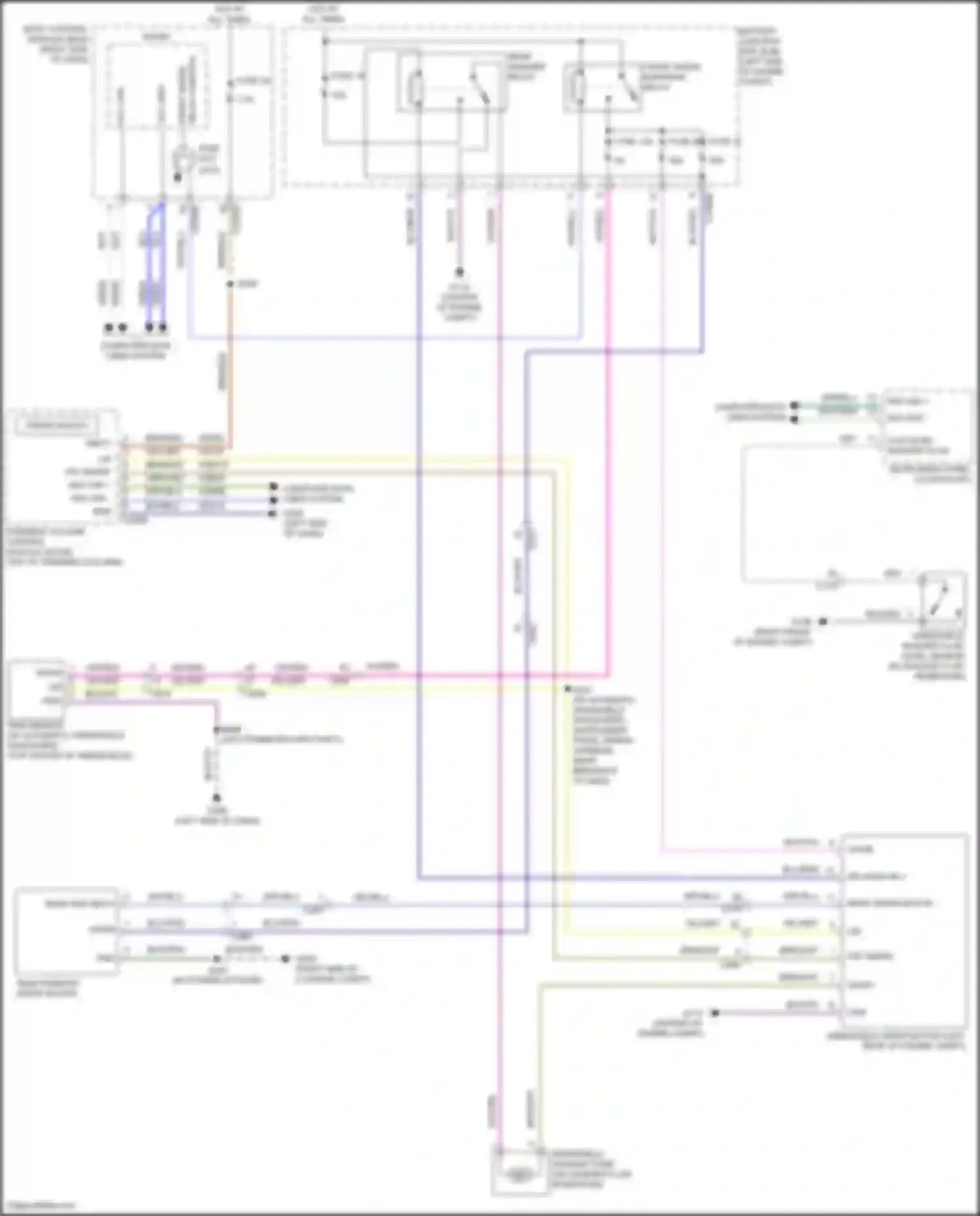 Mustang Mach-E Ford I (2020-2024): Wiper/washer circuit