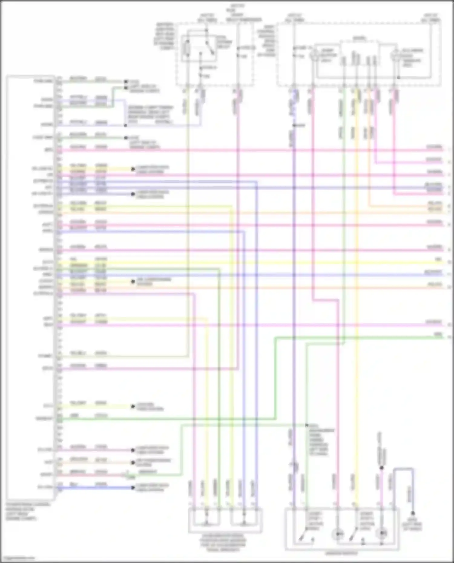 Wiring diagram air conditioning system for Ford Mustang Mach-E I (2020-2024) (1 of 1)