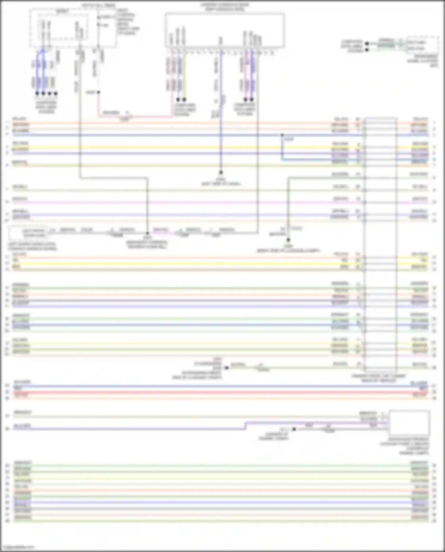 Wiring diagram blu/org for Ford Mustang Mach-E I (2020-2024) (22 of 66)