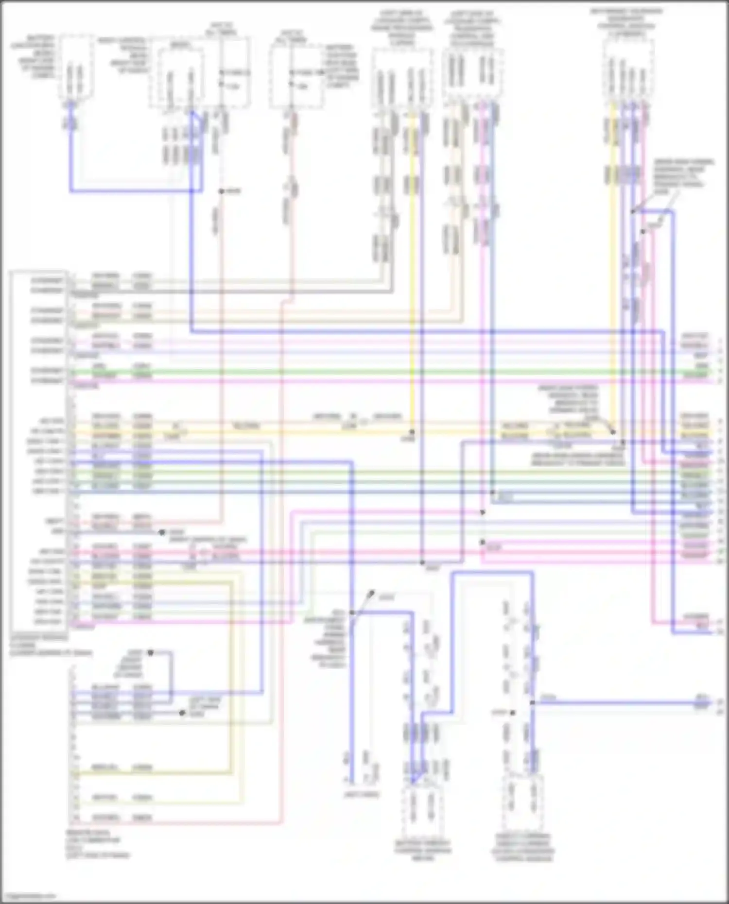 Wiring diagram brn/blu for Ford Mustang Mach-E I (2020-2024) (25 of 53)