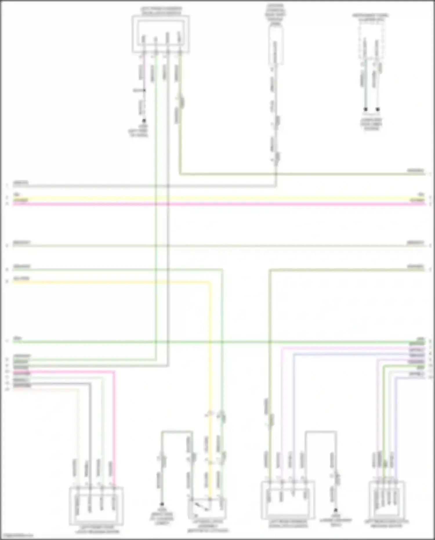 Wiring diagram center console for Ford Mustang Mach-E I (2020-2024) (1 of 14)