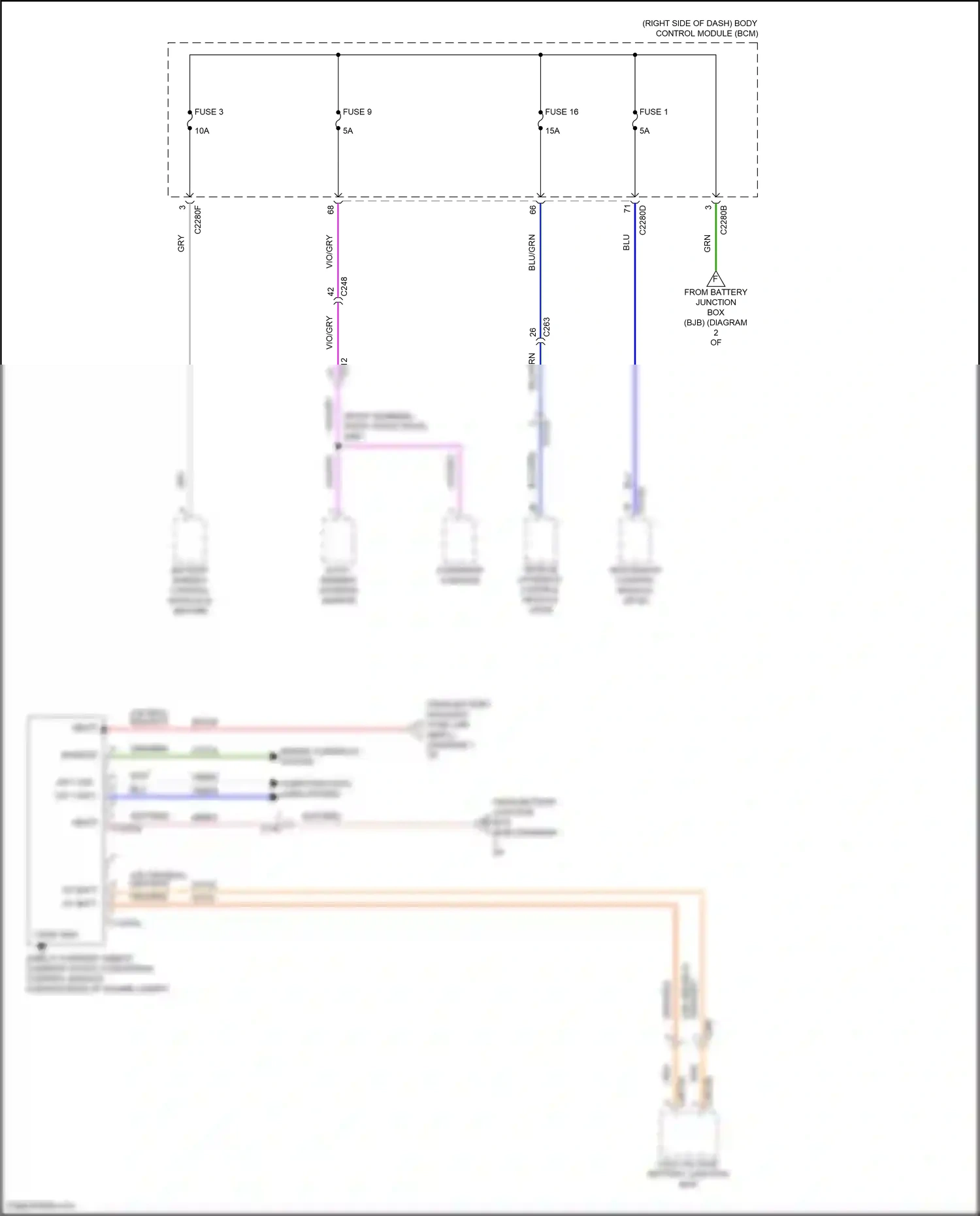 Ford Mustang Mach-E I (2020-2024) computer data lines system wiring diagram  (54 of 90)