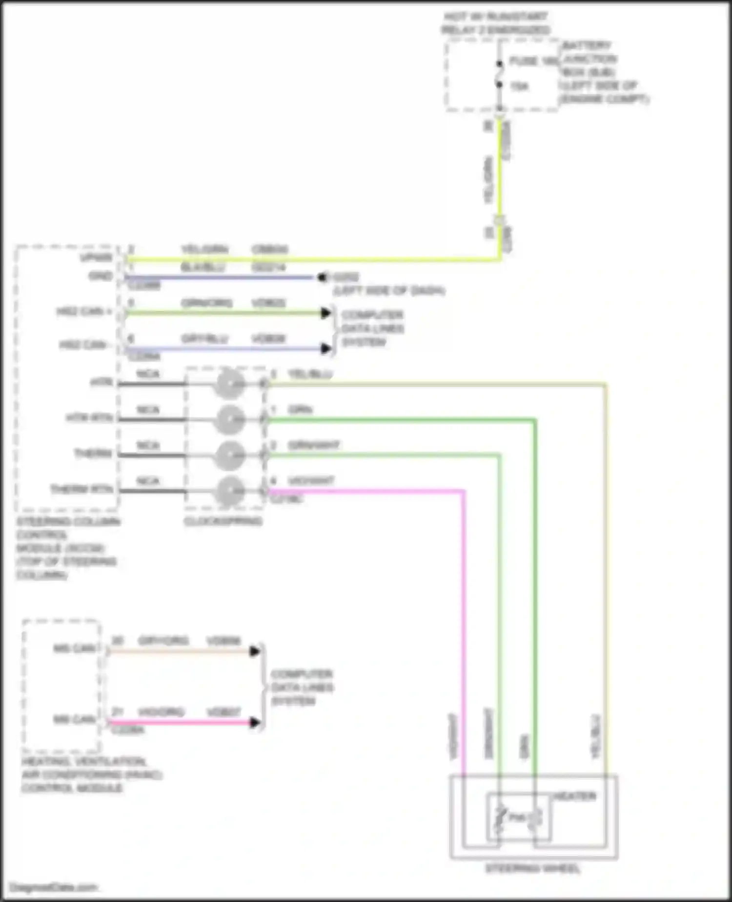 Wiring diagram computer data lines system for Ford Mustang Mach-E I (2020-2024) (67 of 90)