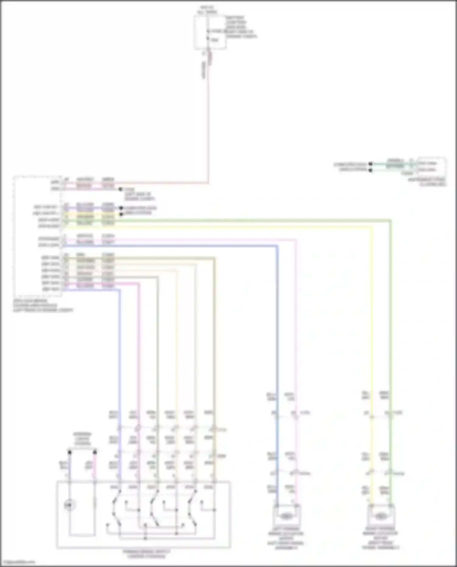 Wiring diagram blu/org for Ford Mustang Mach-E I (2020-2024)