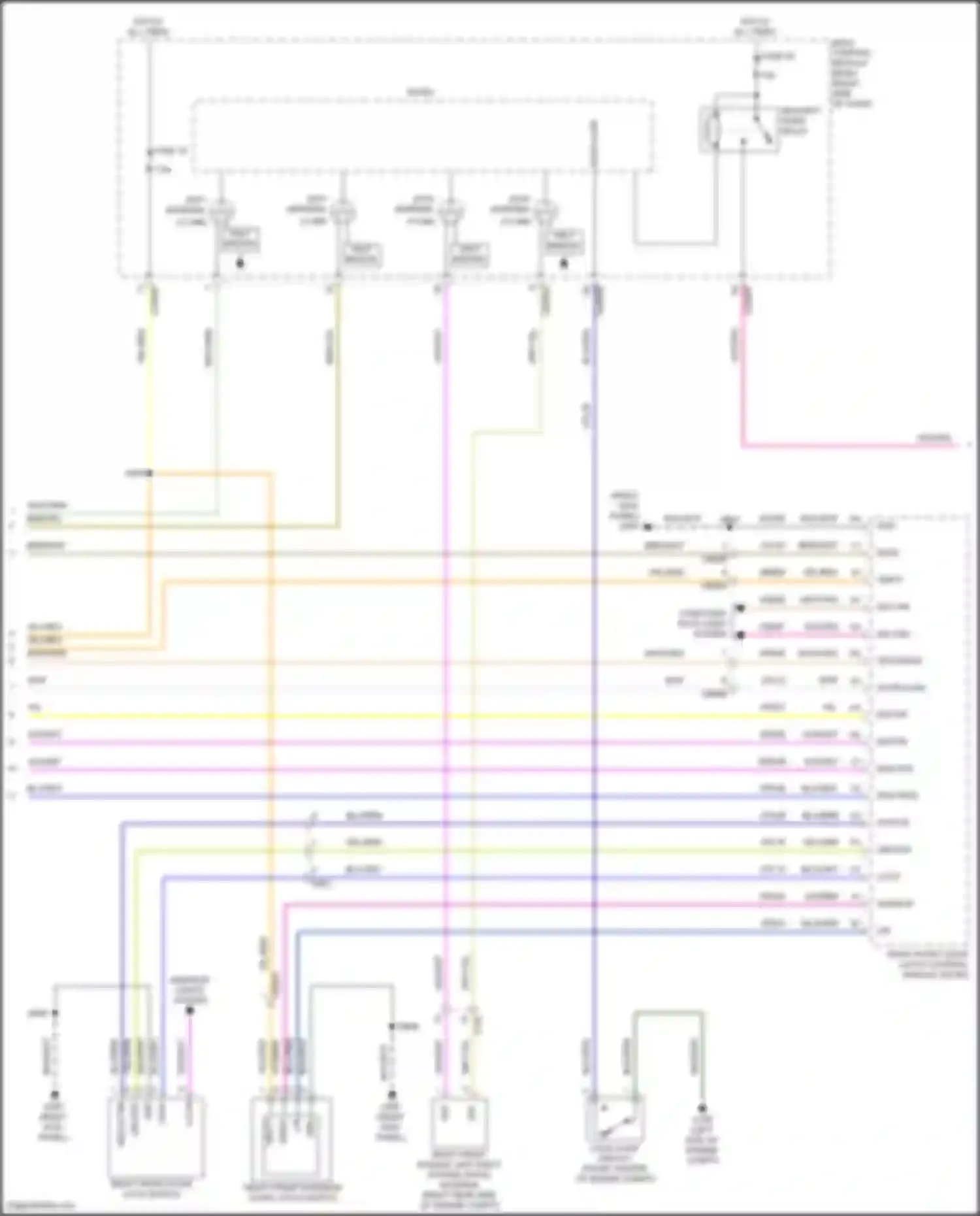 Wiring diagram vio/org for Ford Mustang Mach-E I (2020-2024)