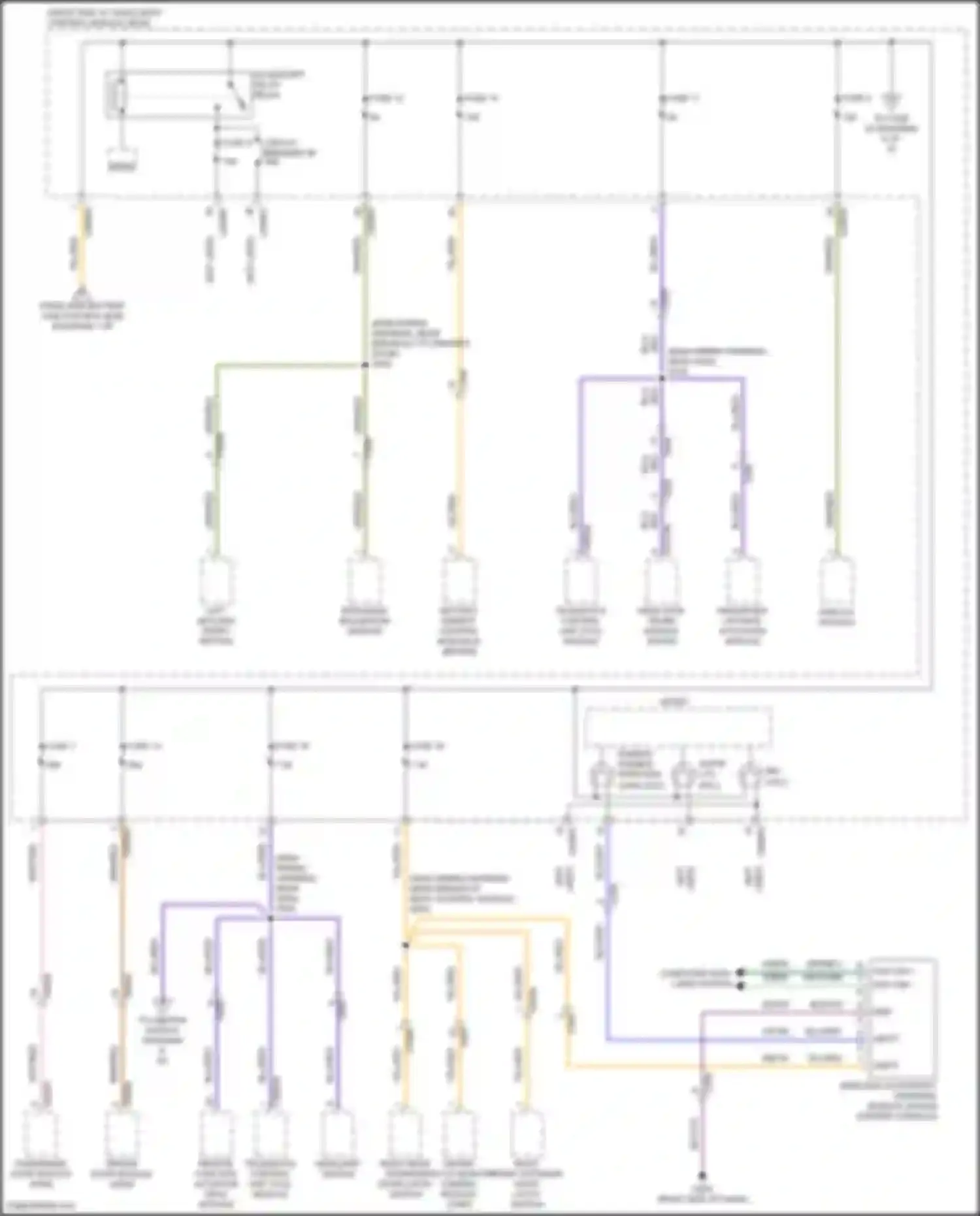 Wiring diagram left keyless entry keypad for Ford Mustang Mach-E I (2020-2024) (3 of 5)