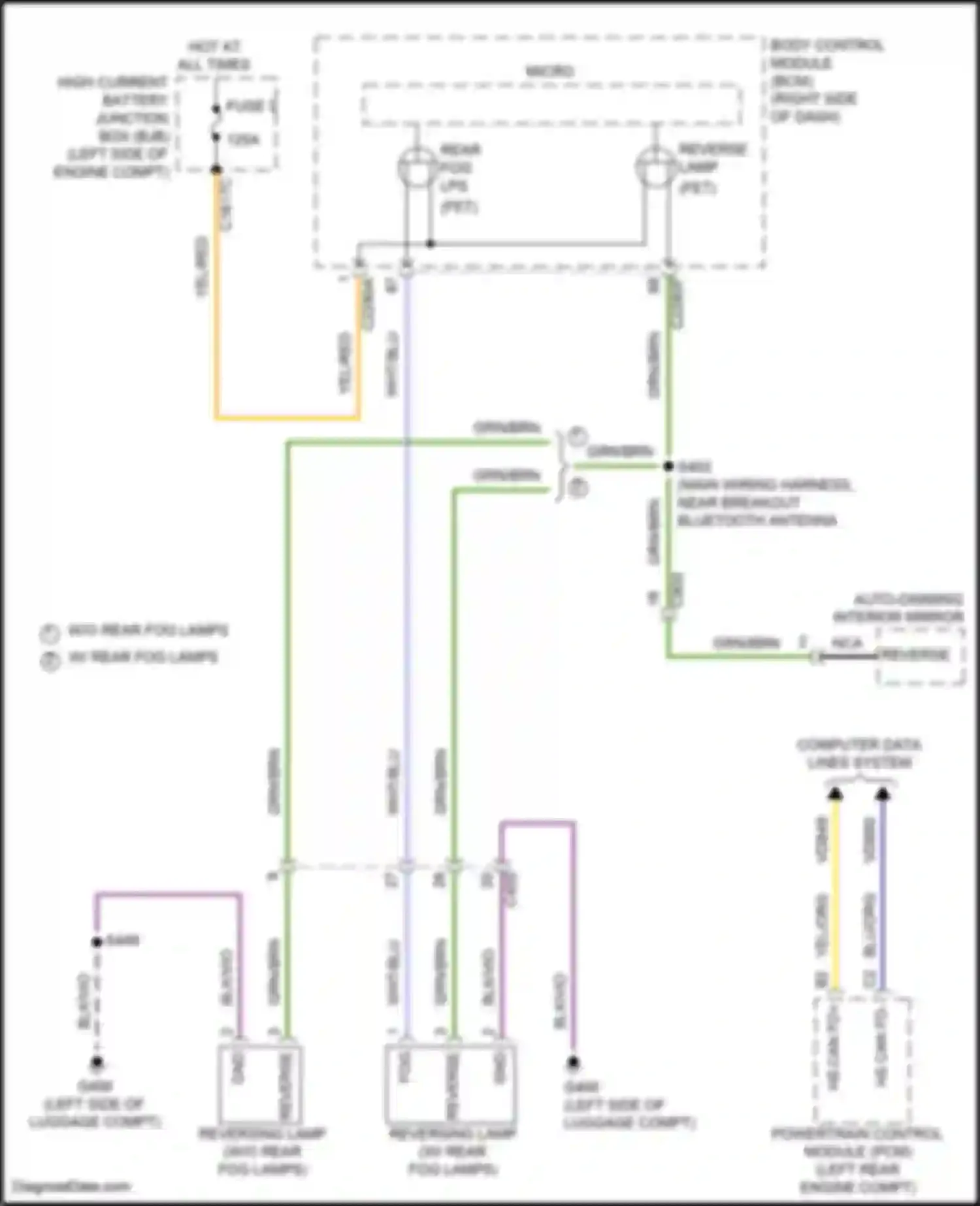 Wiring diagram fuse 3 for Ford Mustang Mach-E I (2020-2024)
