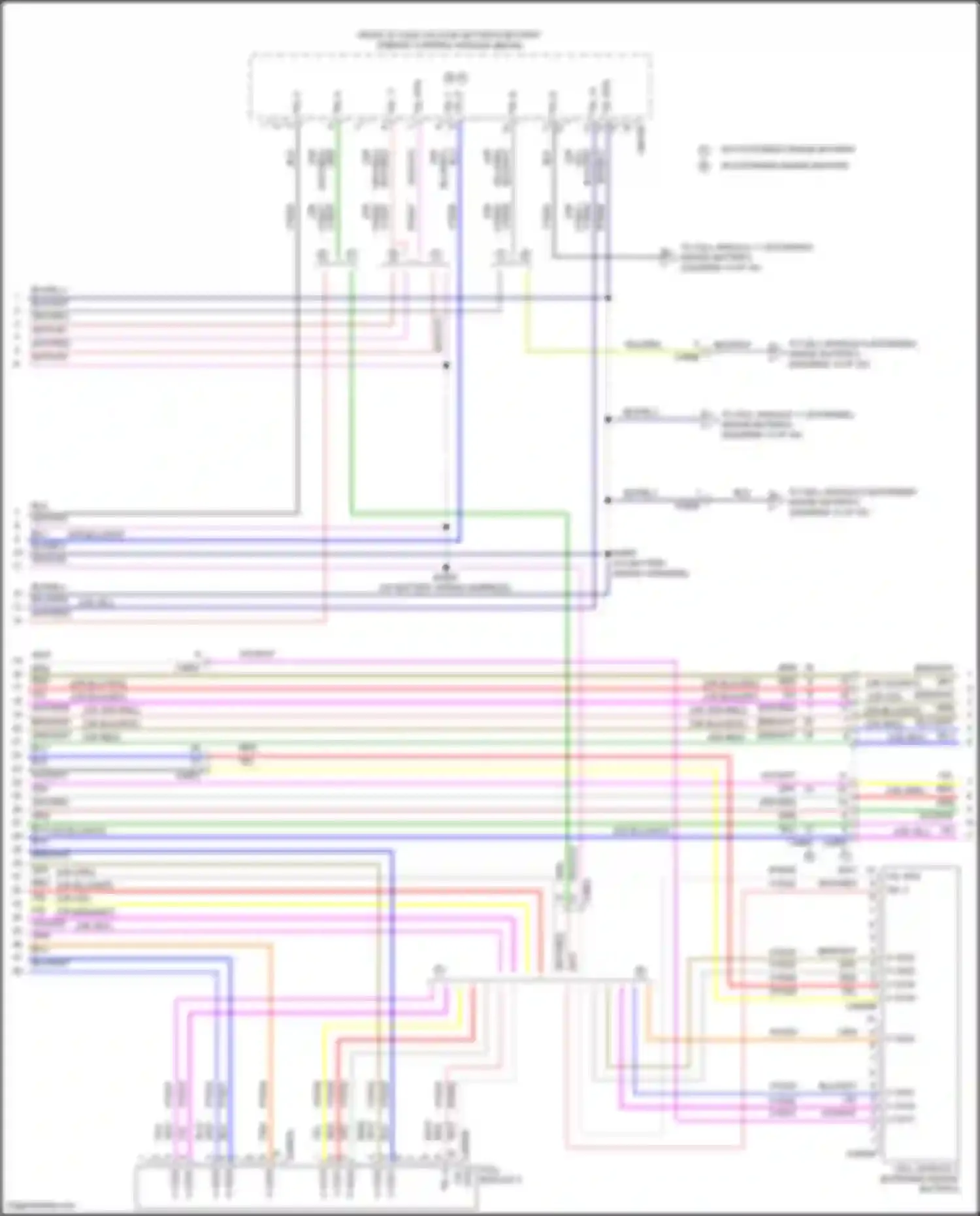 Wiring diagram w/o extended range battery for Ford Mustang Mach-E I (2020-2024) (9 of 10)