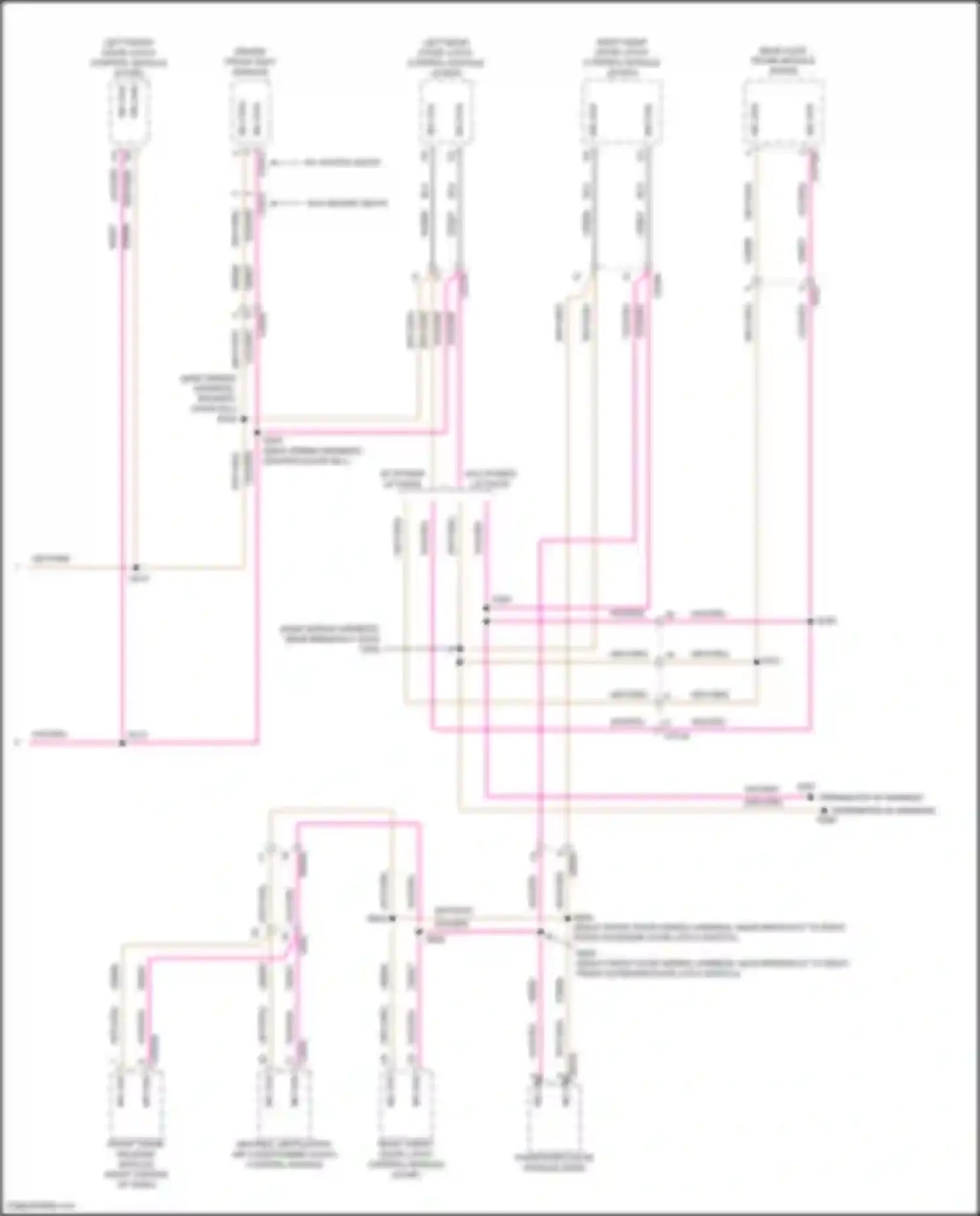 Wiring diagram w/o power liftgate for Ford Mustang Mach-E I (2020-2024) (1 of 1)