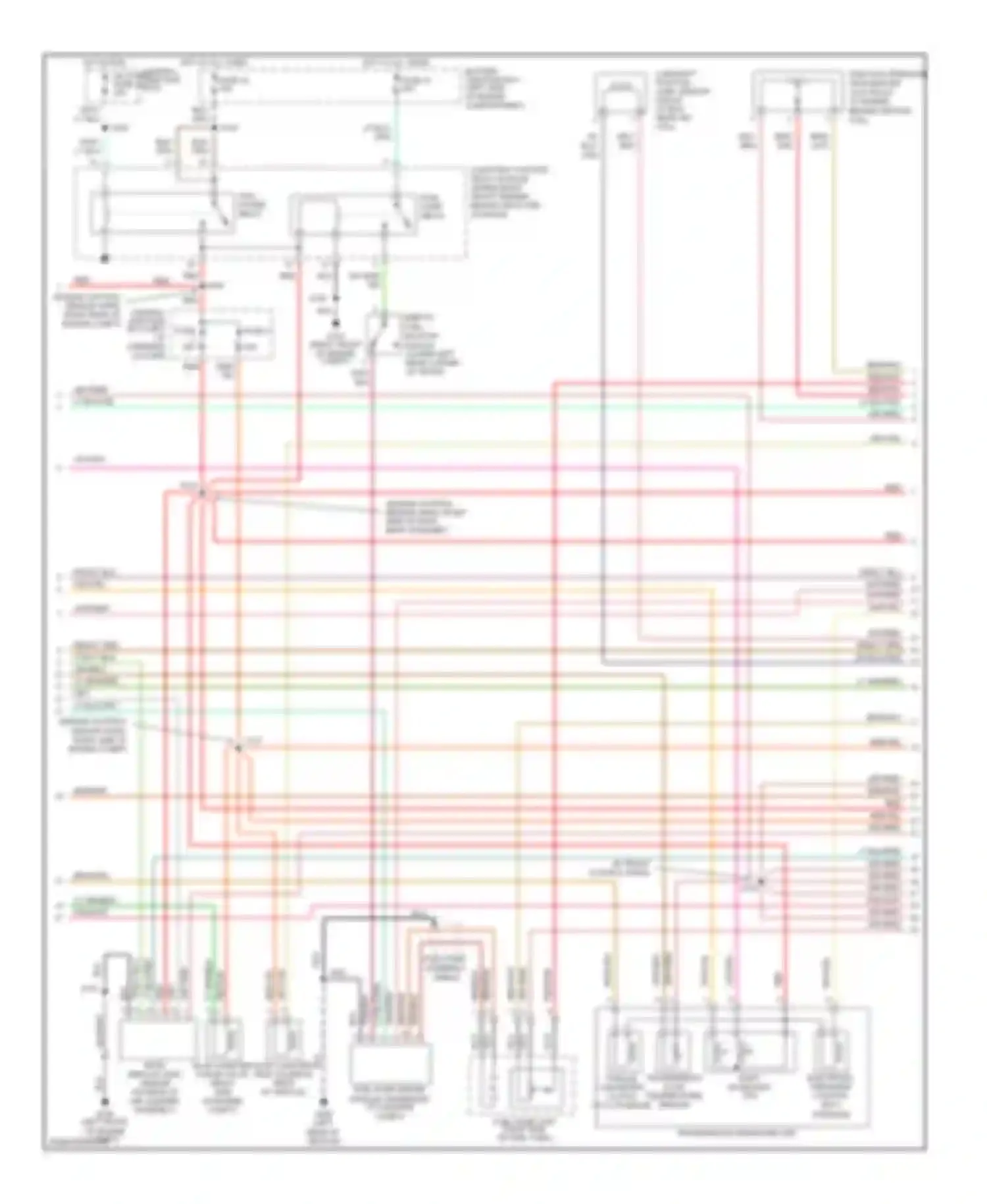 Mustang Ford IV facelift (1998-2004): Wiring diagram engine performance 4.6ls (2 of 3)