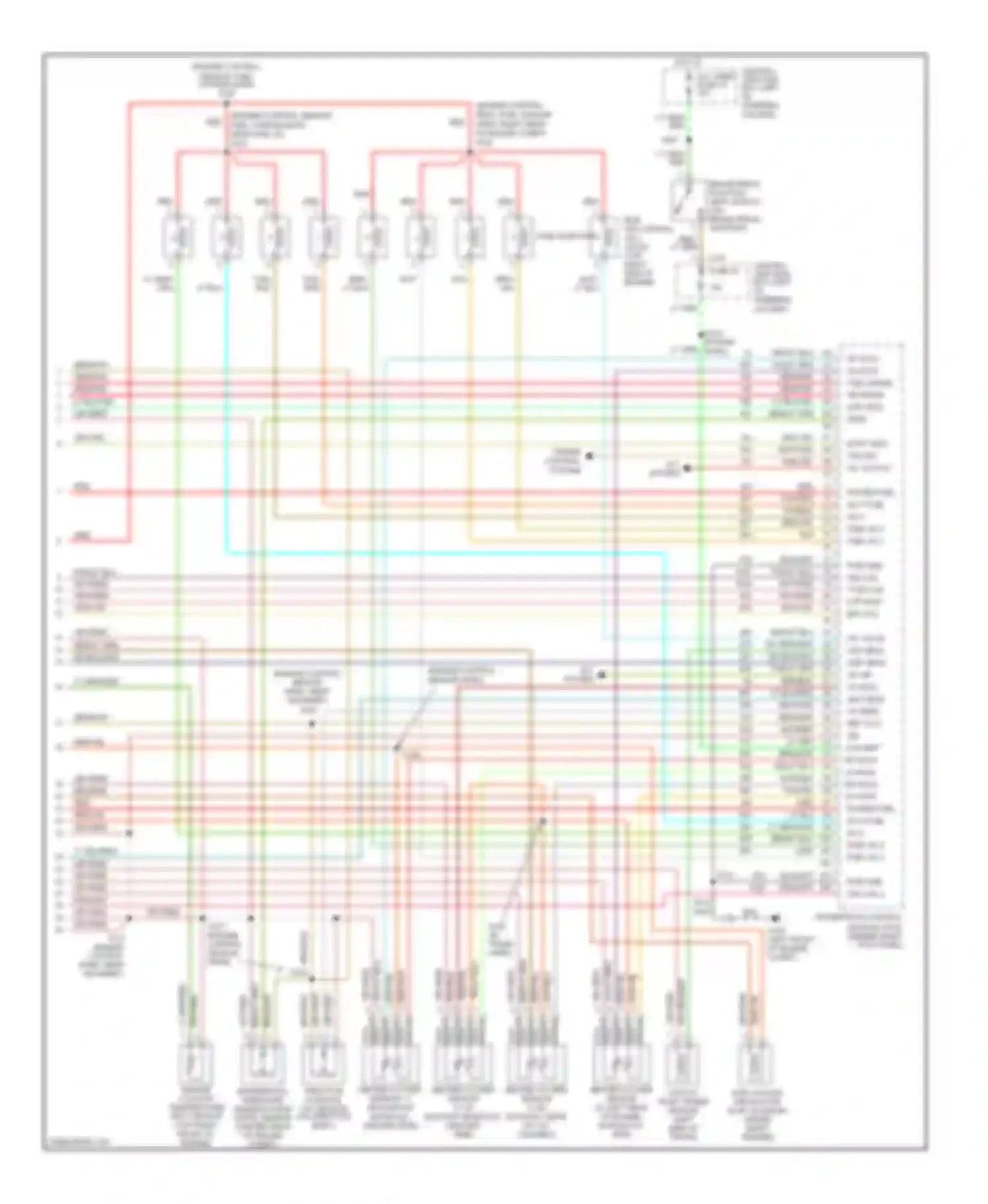 Mustang Ford IV facelift (1998-2004): Wiring diagram engine performance 4.6ls (3 of 3)