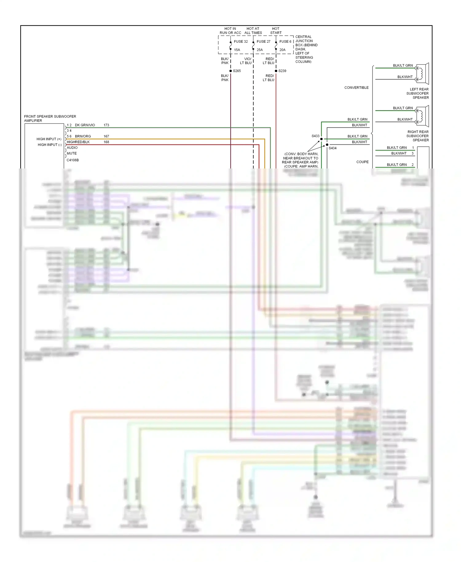 Wiring diagram lt blu for Ford Mustang IV facelift (1998-2004) (28 of 30)