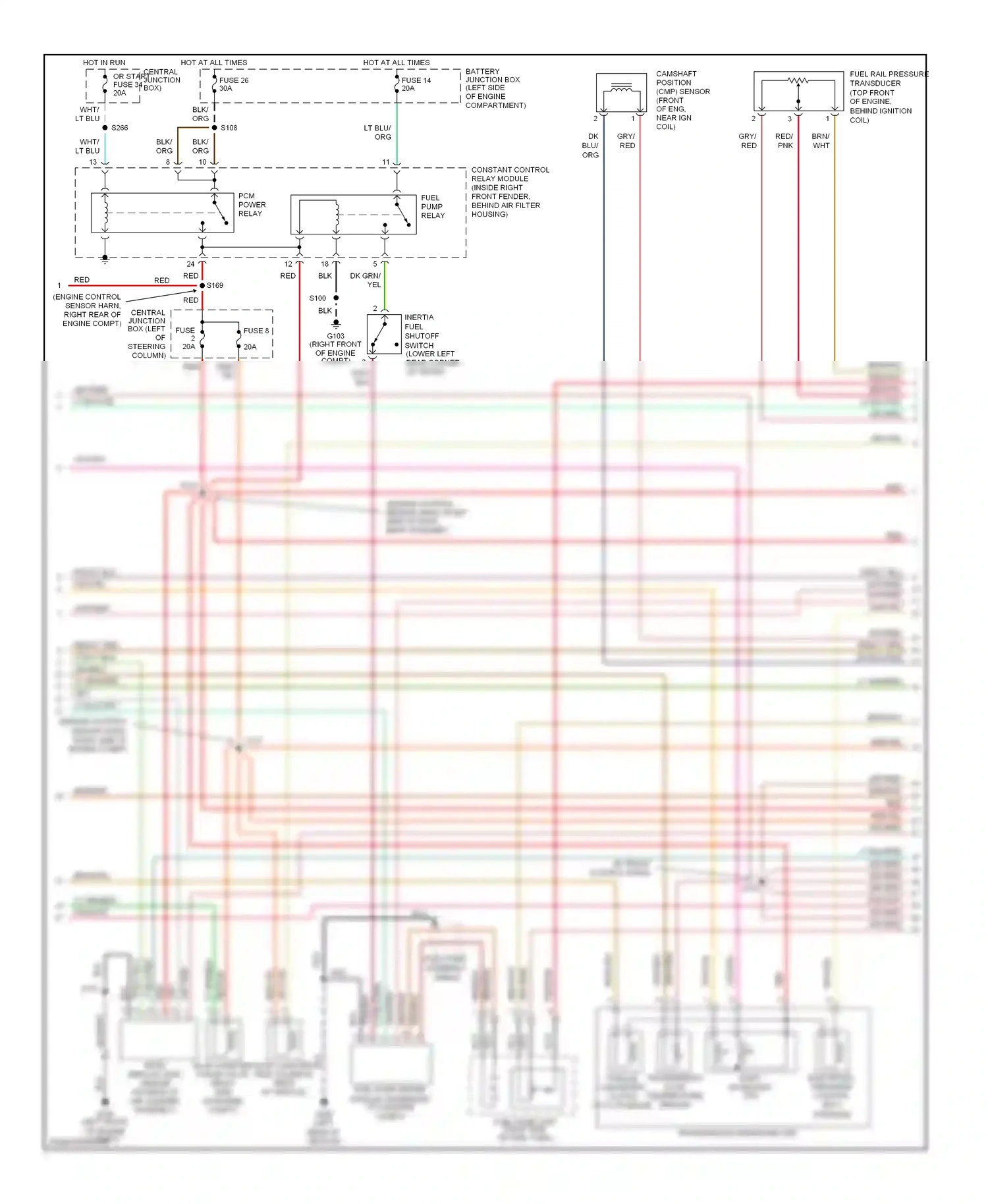 Wiring diagram org/ for Ford Mustang IV facelift (1998-2004) (19 of 23)