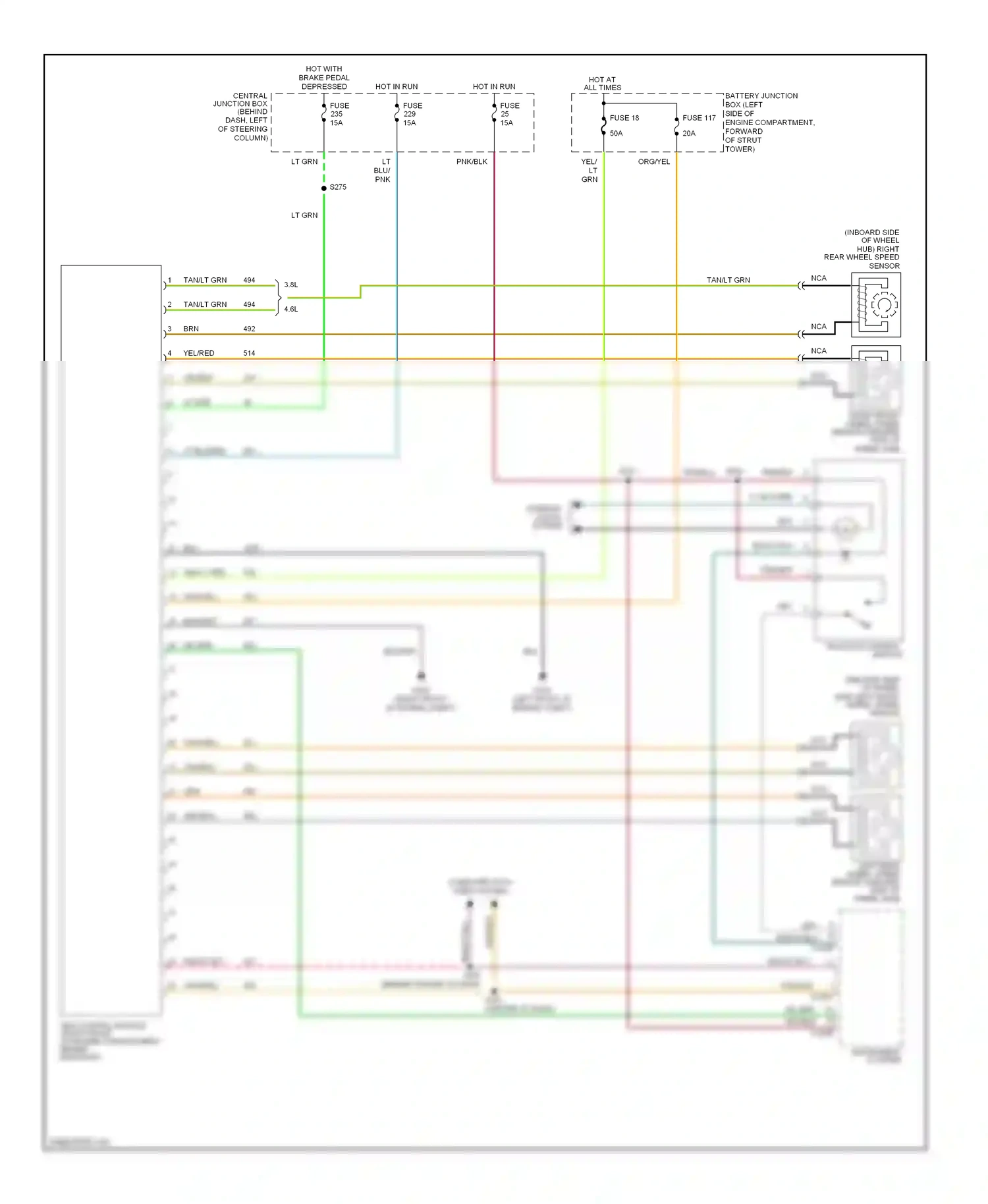 Wiring diagram org/ for Ford Mustang IV facelift (1998-2004) (5 of 23)