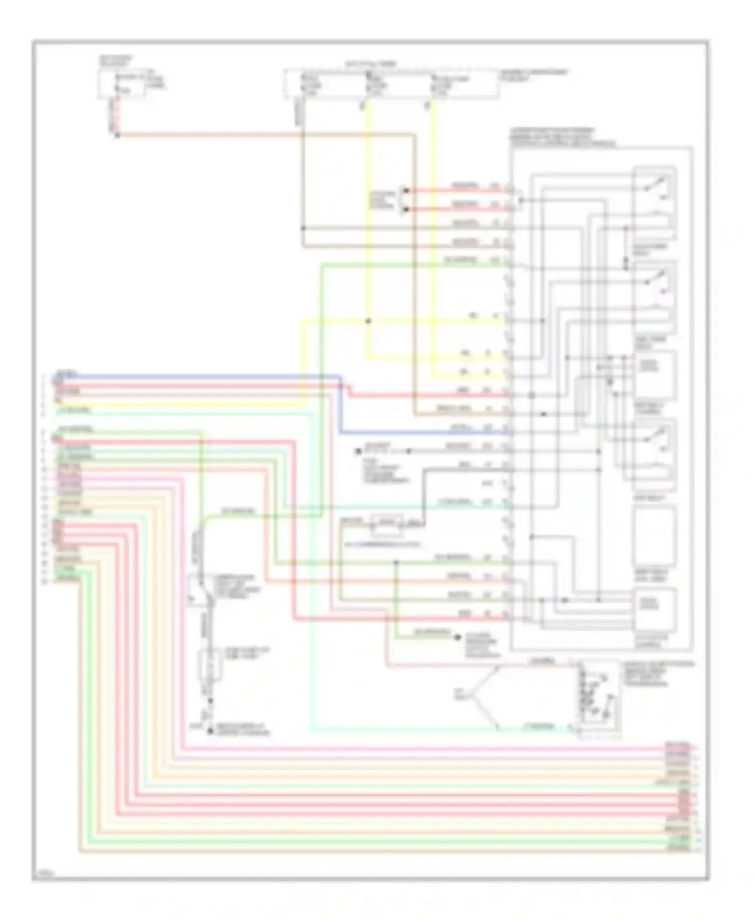 Mustang Ford IV (1993-1998): Wiring diagram engine performance 3.8ls (5 of 6)