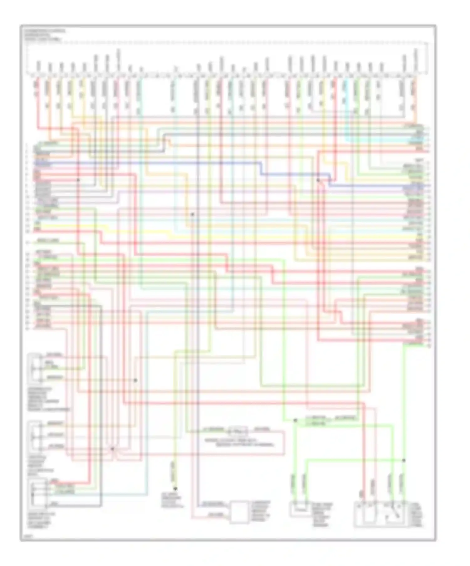 Mustang Ford IV (1993-1998): Wiring diagram engine performance 4.6l dohcs (3 of 5)
