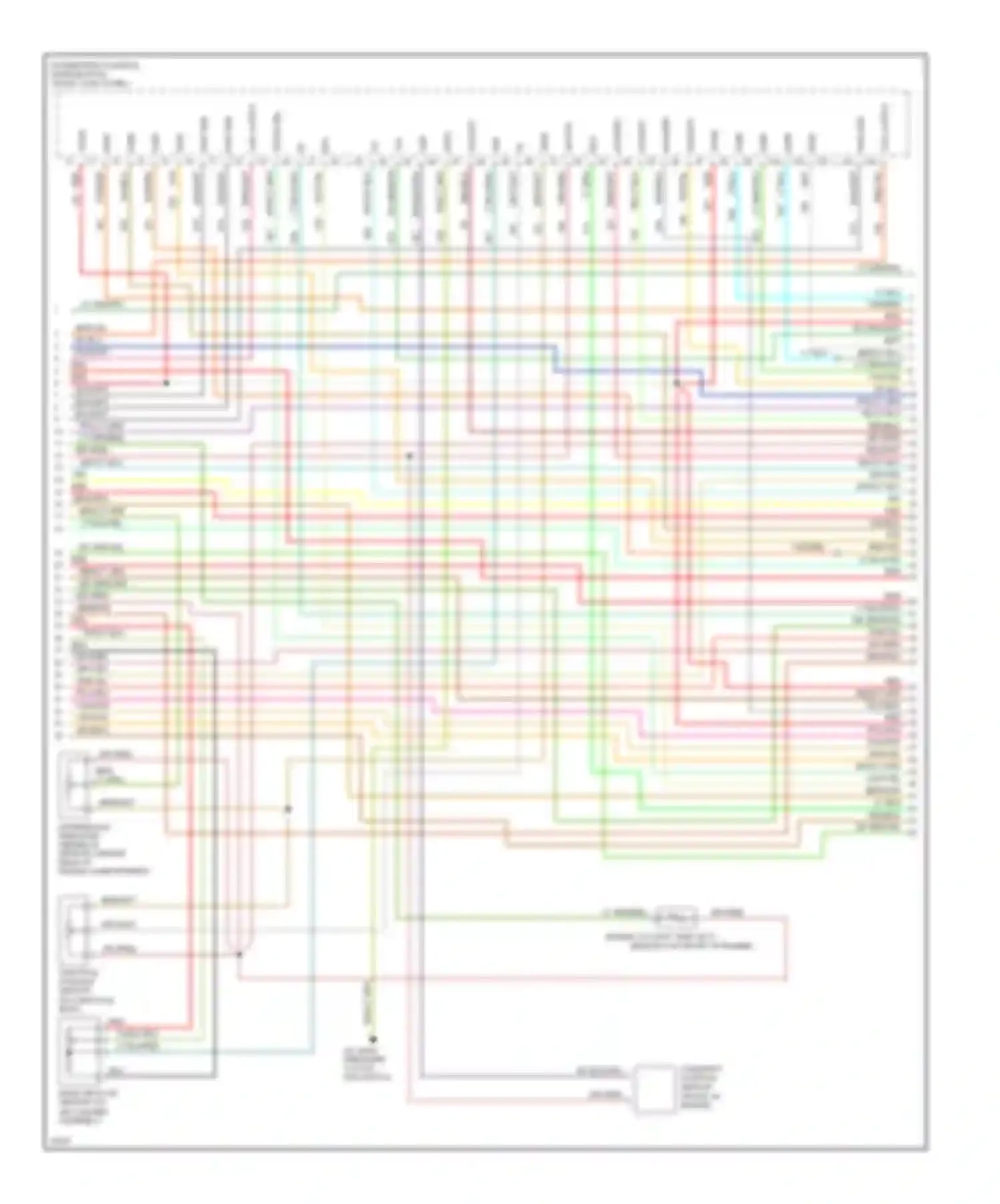 Mustang Ford IV (1993-1998): Wiring diagram engine performance 4.6l sohcs (3 of 6)