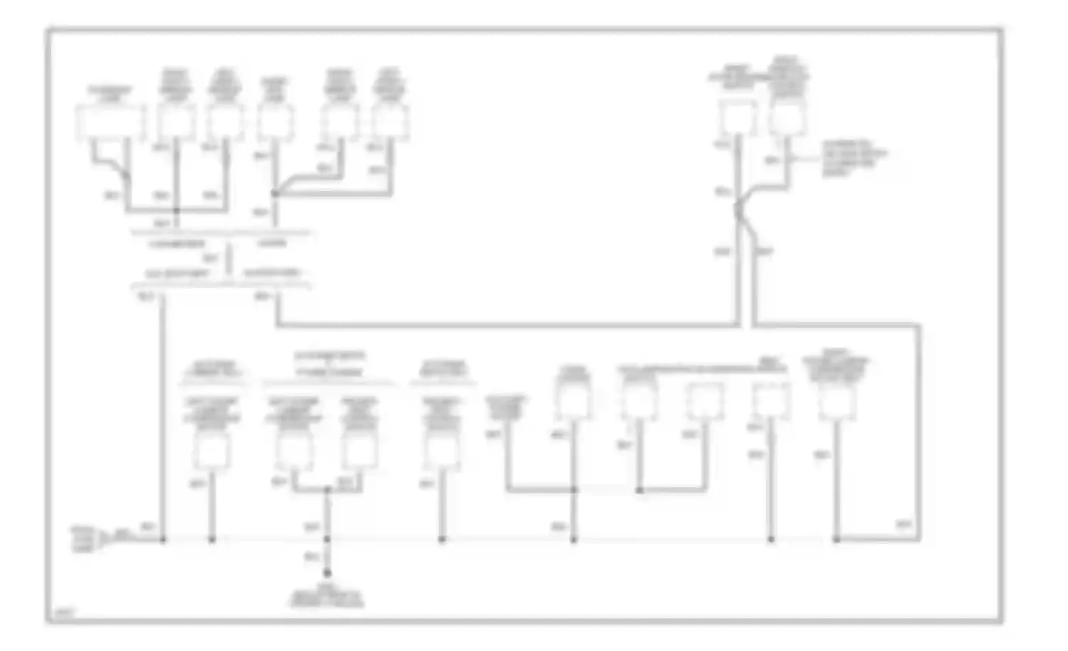 Mustang Ford IV (1993-1998): Ground distribution circuit (3 of 3)