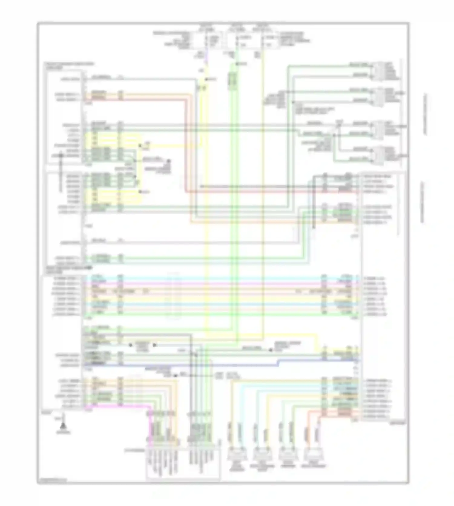 Mustang Ford IV (1993-1998): Premium sound radio circuit