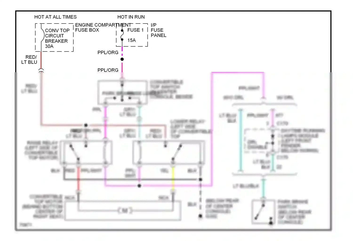 Wiring diagram nca for Ford Mustang IV (1993-1998) (25 of 30)