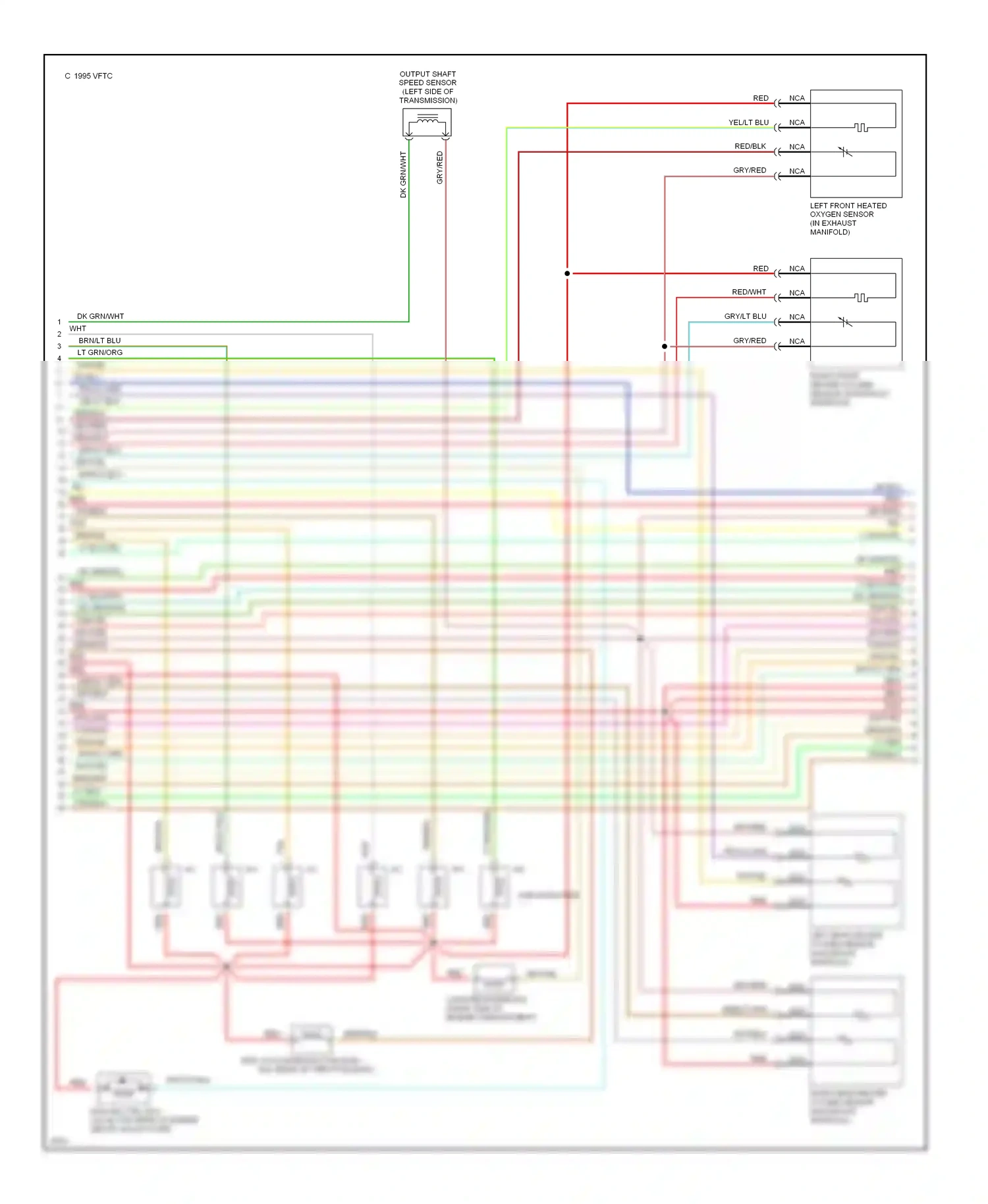 Wiring diagram nca for Ford Mustang IV (1993-1998) (7 of 30)
