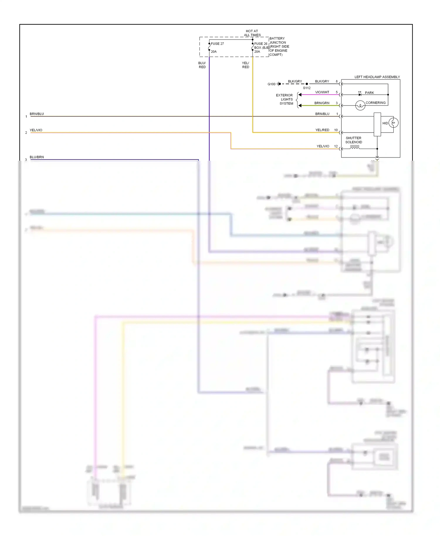 Wiring diagram solid state for Ford Mustang V facelift 2 (2012-2014) (3 of 6)