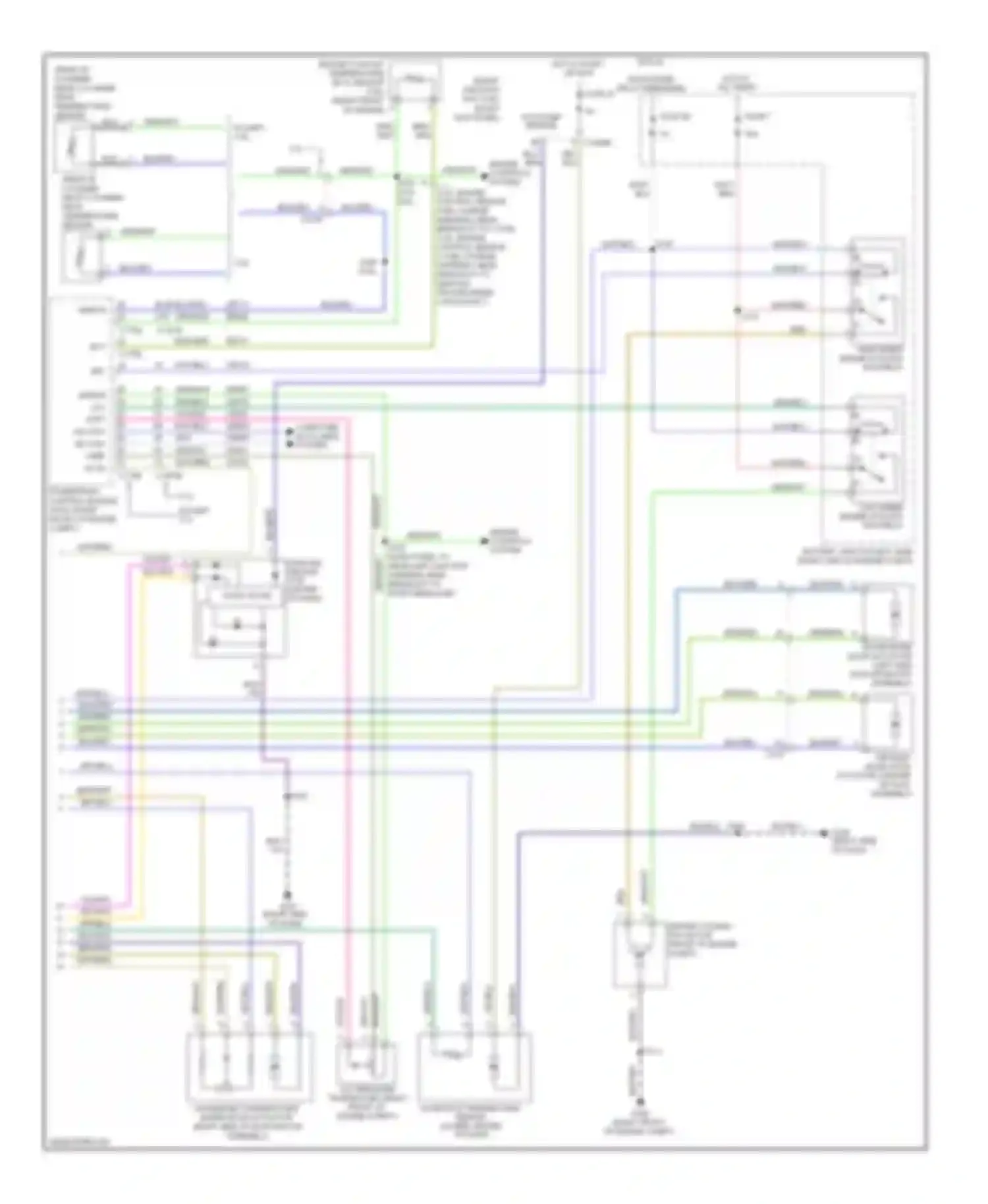 Mustang Ford V facelift (2009-2014): Automatic a/c circuit (2 of 2)