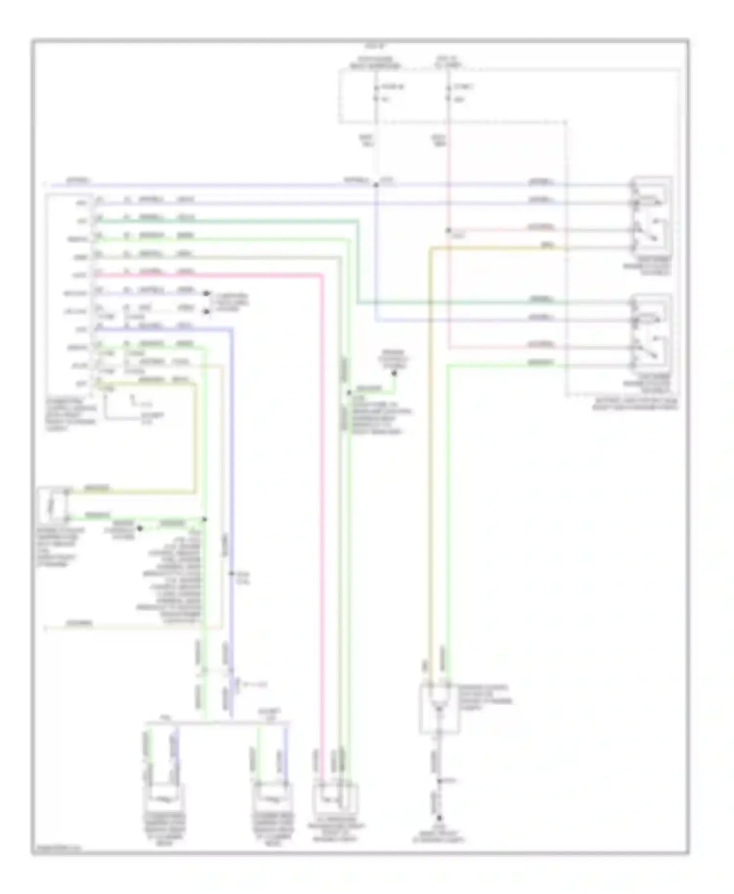 Mustang Ford V facelift (2009-2014): Manual a/c circuit (2 of 2)