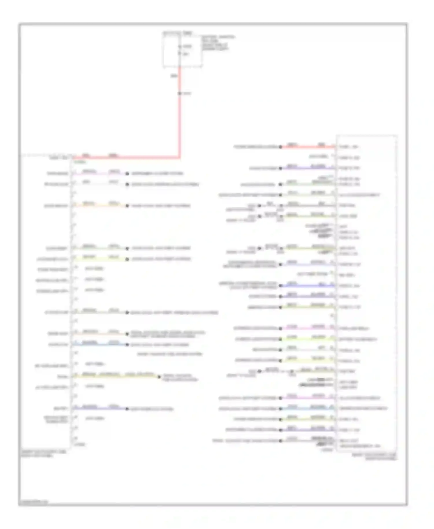 Mustang Ford V facelift (2009-2014): Body control modules circuit (2 of 2)