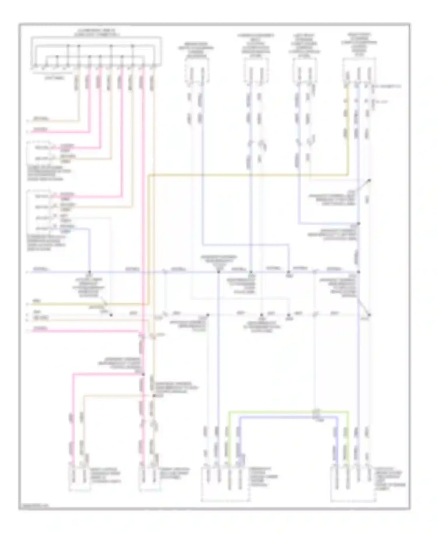 Mustang Ford V facelift (2009-2014): Computer data lines circuit (2 of 2)