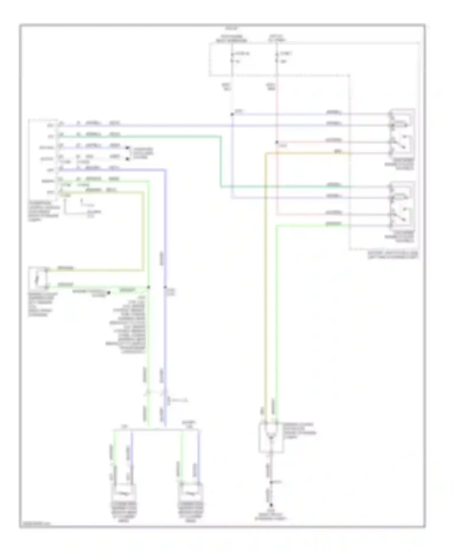 Mustang Ford V facelift (2009-2014): Cooling fan circuit