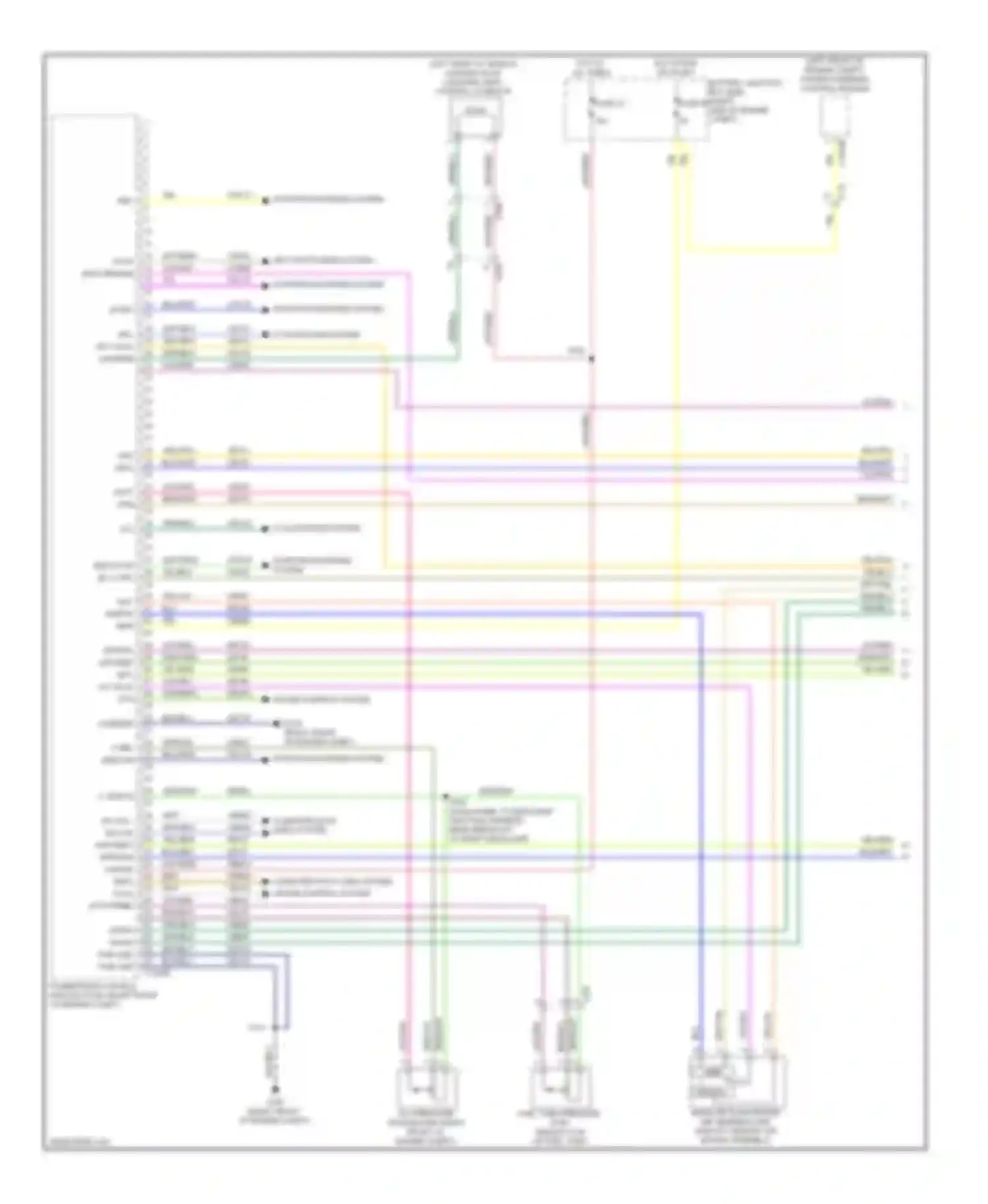 Mustang Ford V facelift (2009-2014): Wiring diagram engine performance 3.7l (1 of 6)
