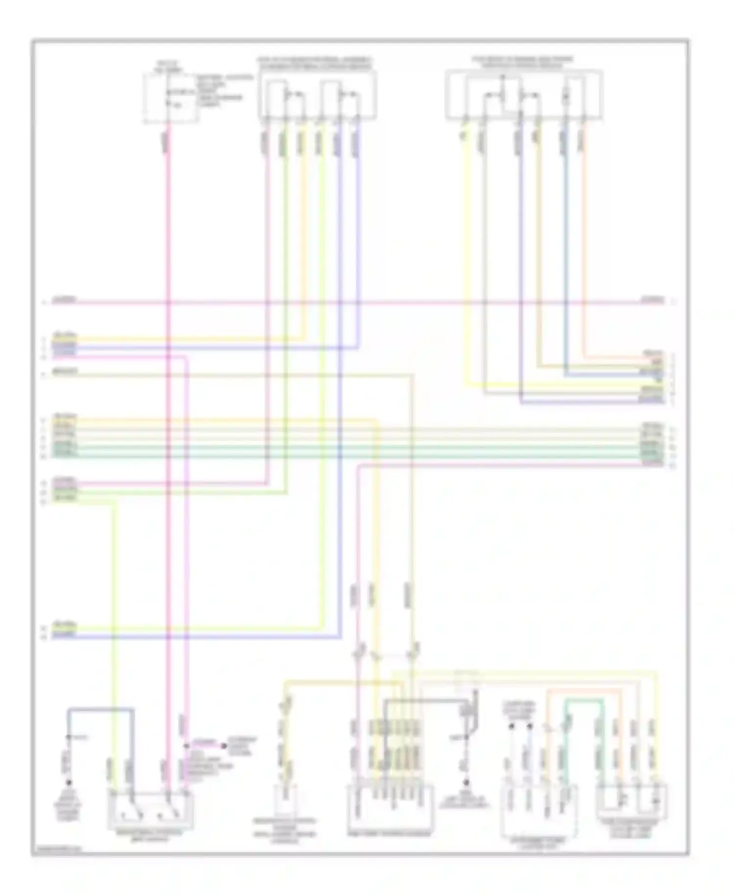 Mustang Ford V facelift (2009-2014): Wiring diagram engine performance 3.7l (2 of 6)
