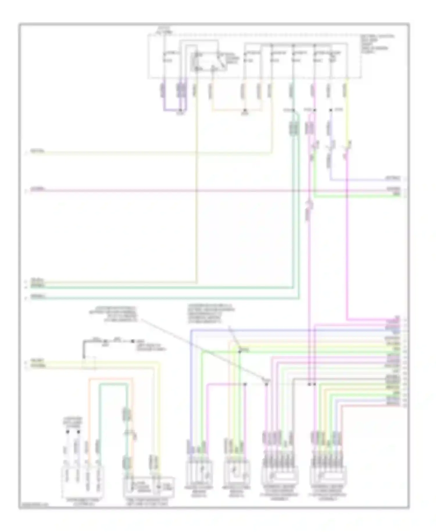 Mustang Ford V facelift (2009-2014): Wiring diagram engine performance 5.0l (3 of 6)
