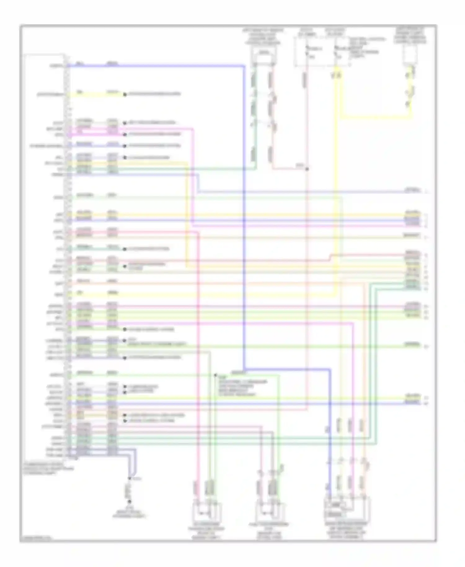Mustang Ford V facelift (2009-2014): Wiring diagram engine performance 5.4l supercharged (1 of 6)