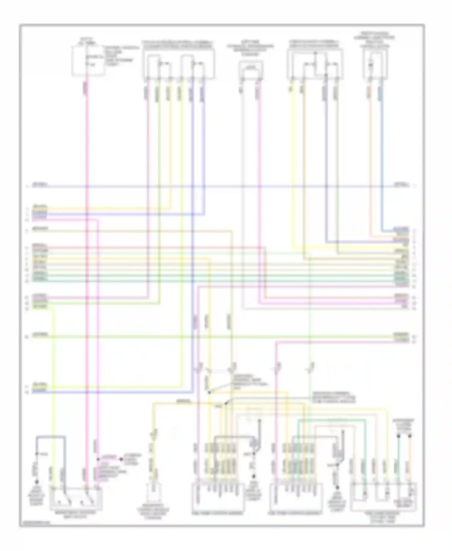 Mustang Ford V facelift (2009-2014): Wiring diagram engine performance 5.4l supercharged (2 of 6)