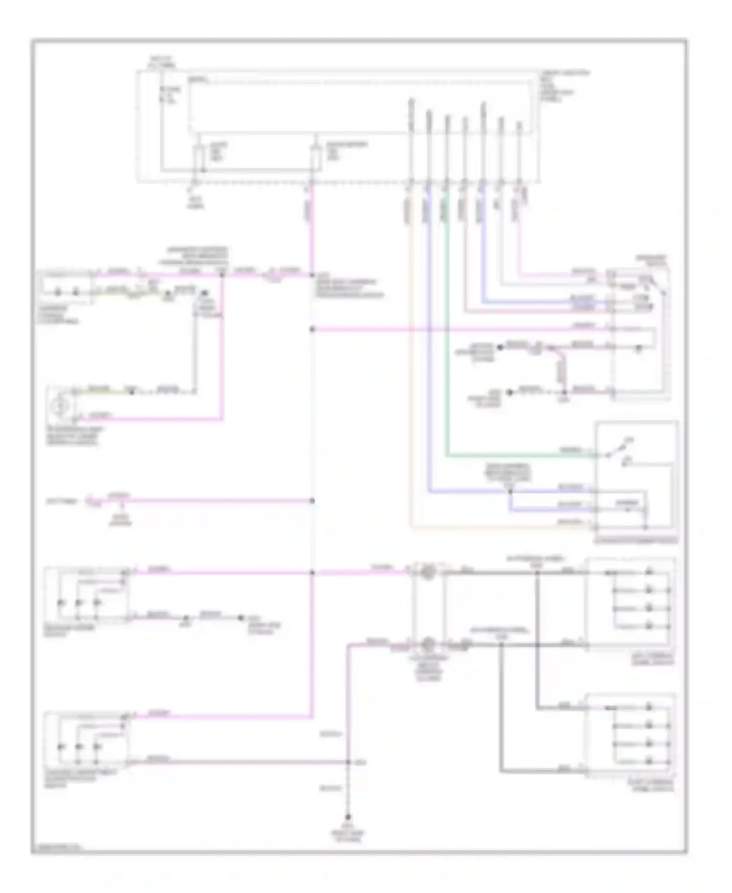 Mustang Ford V facelift (2009-2014): Instrument illumination circuit