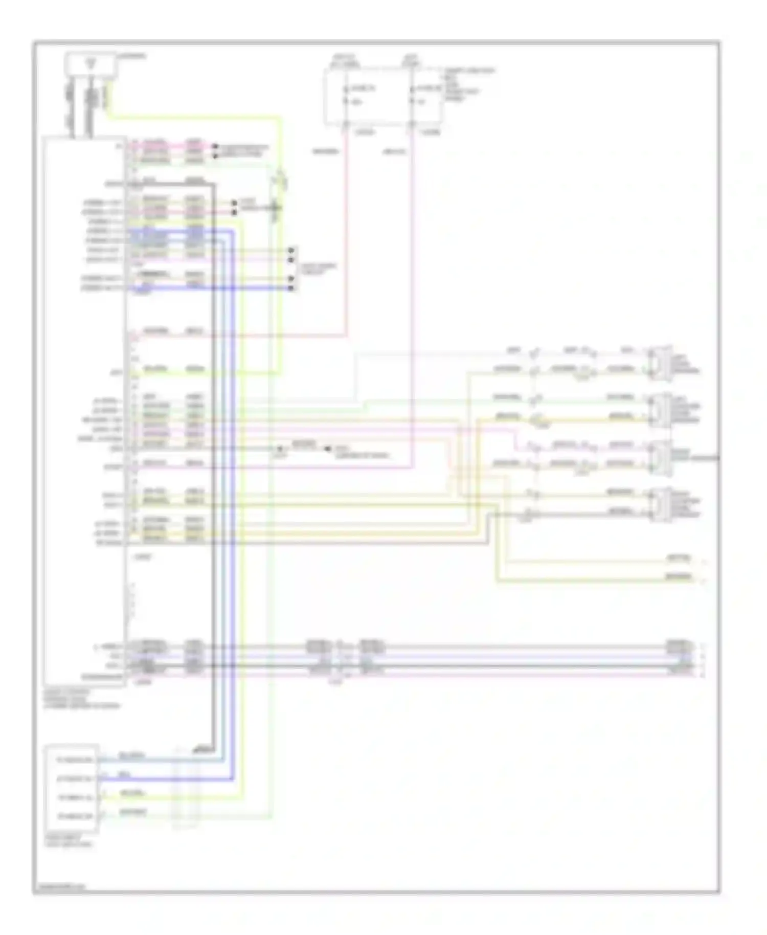 Mustang Ford V facelift (2009-2014): Premium radio circuit, without navigation (1 of 2)