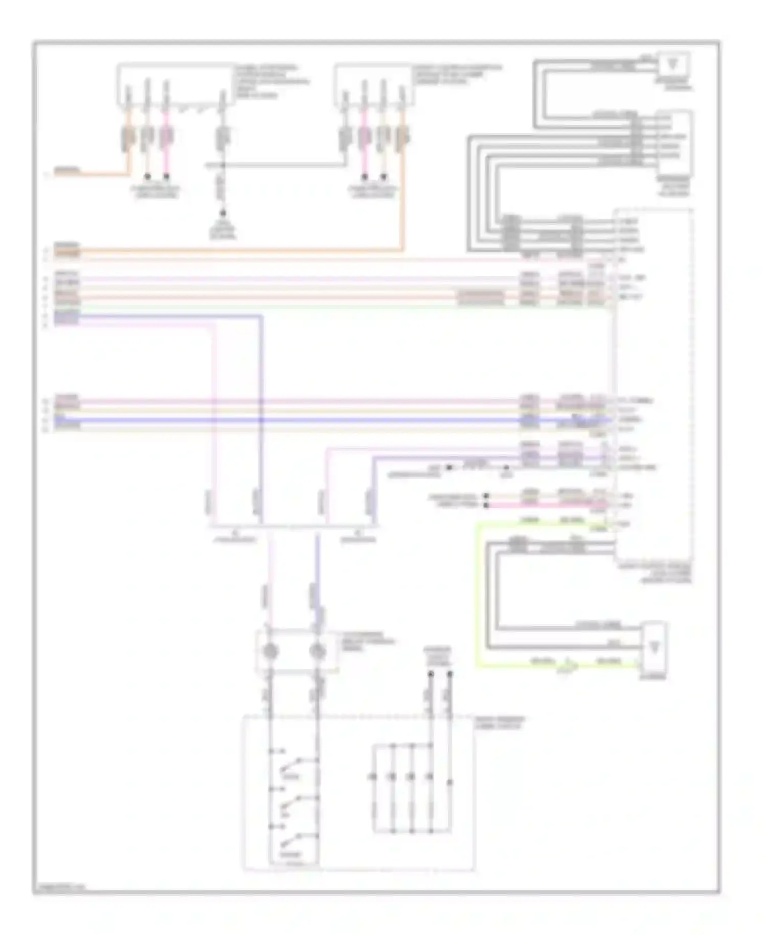 Mustang Ford V facelift (2009-2014): Sync radio circuit (2 of 2)