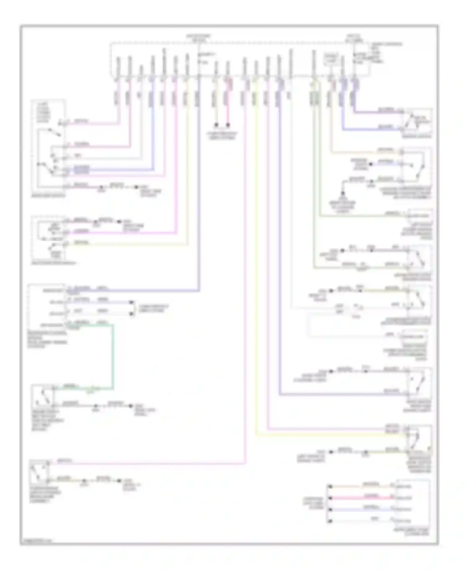 Mustang Ford V facelift (2009-2014): Chime circuit