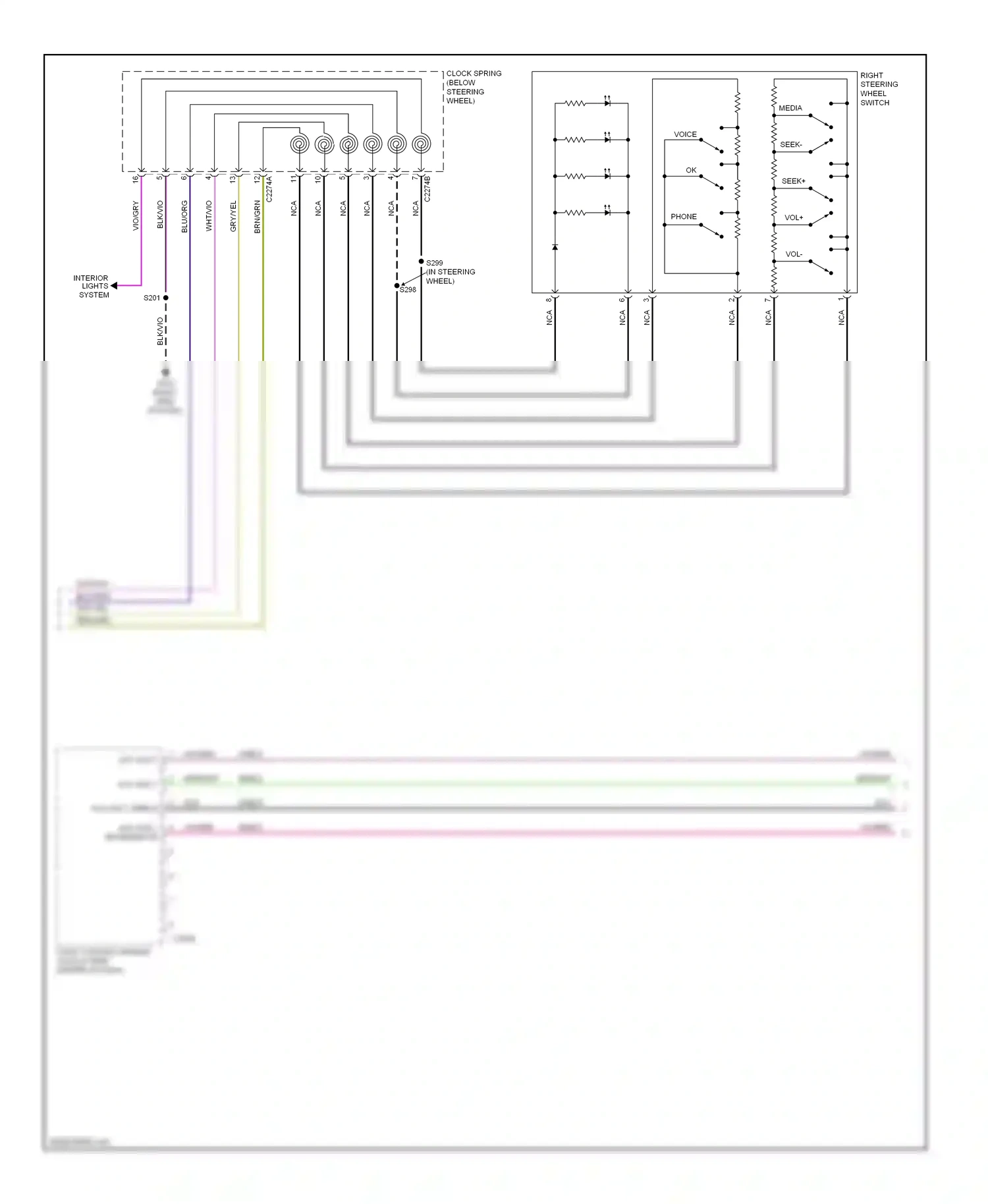 Wiring diagram aux aud 1 shield for Ford Mustang V facelift (2009-2014) (1 of 2)
