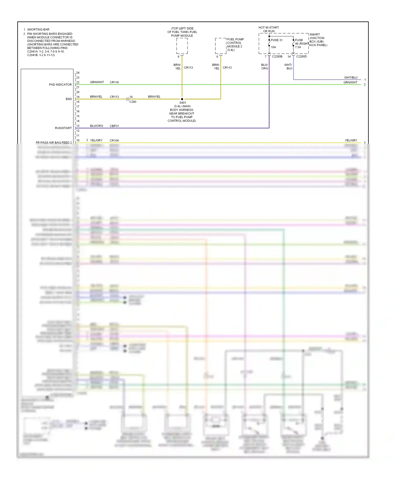 Wiring diagram blk for Ford Mustang V facelift (2009-2014) (54 of 58)