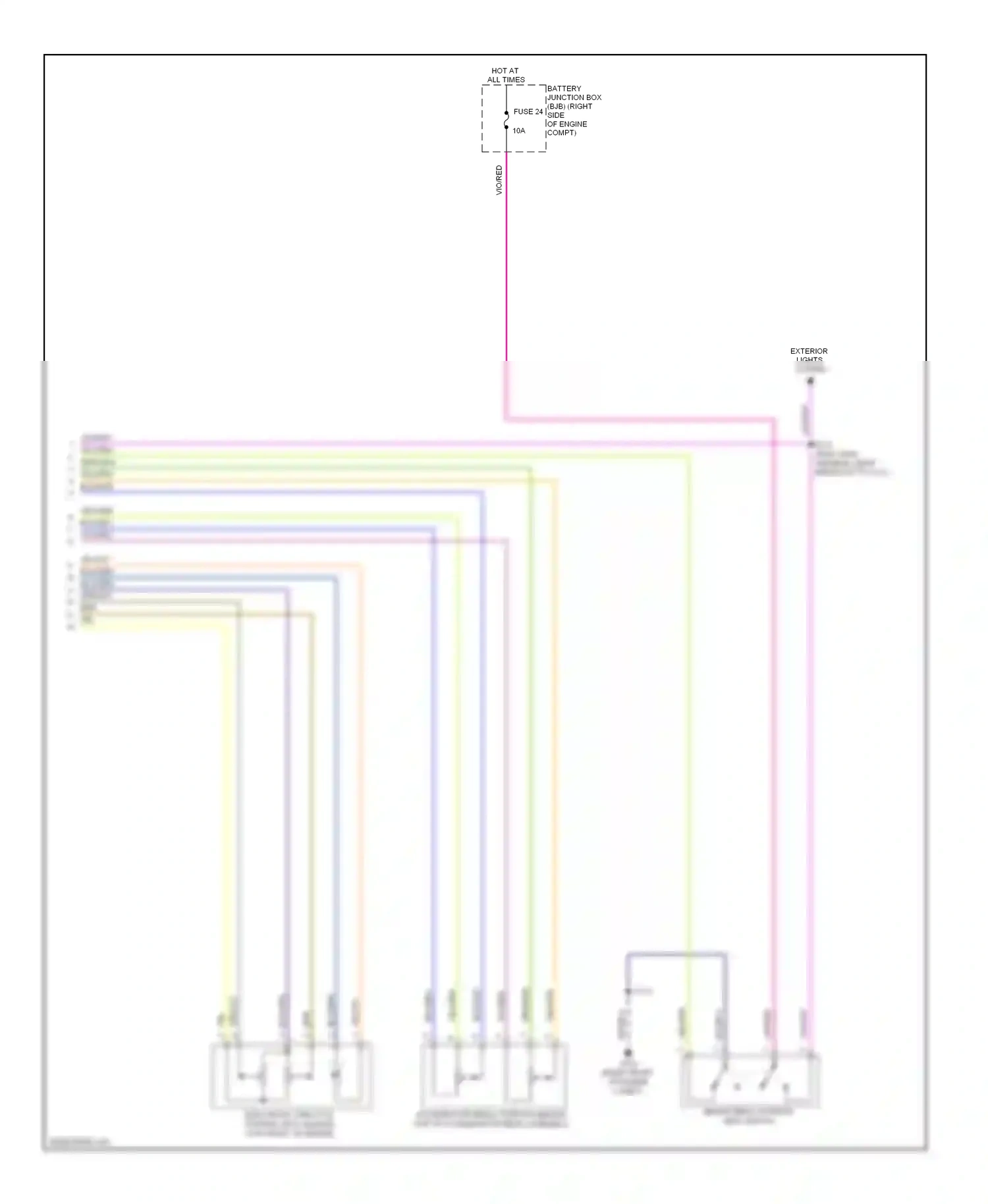 Wiring diagram blk/blu for Ford Mustang V facelift (2009-2014) (12 of 20)